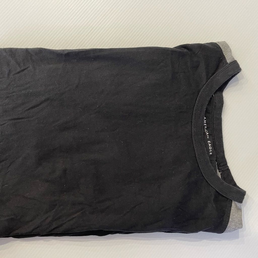 American Eagle Outfitters American Eagle Men’s Black &Gray T-shirt Size XL Size US XL / EU 56 / 4 - 5 Thumbnail