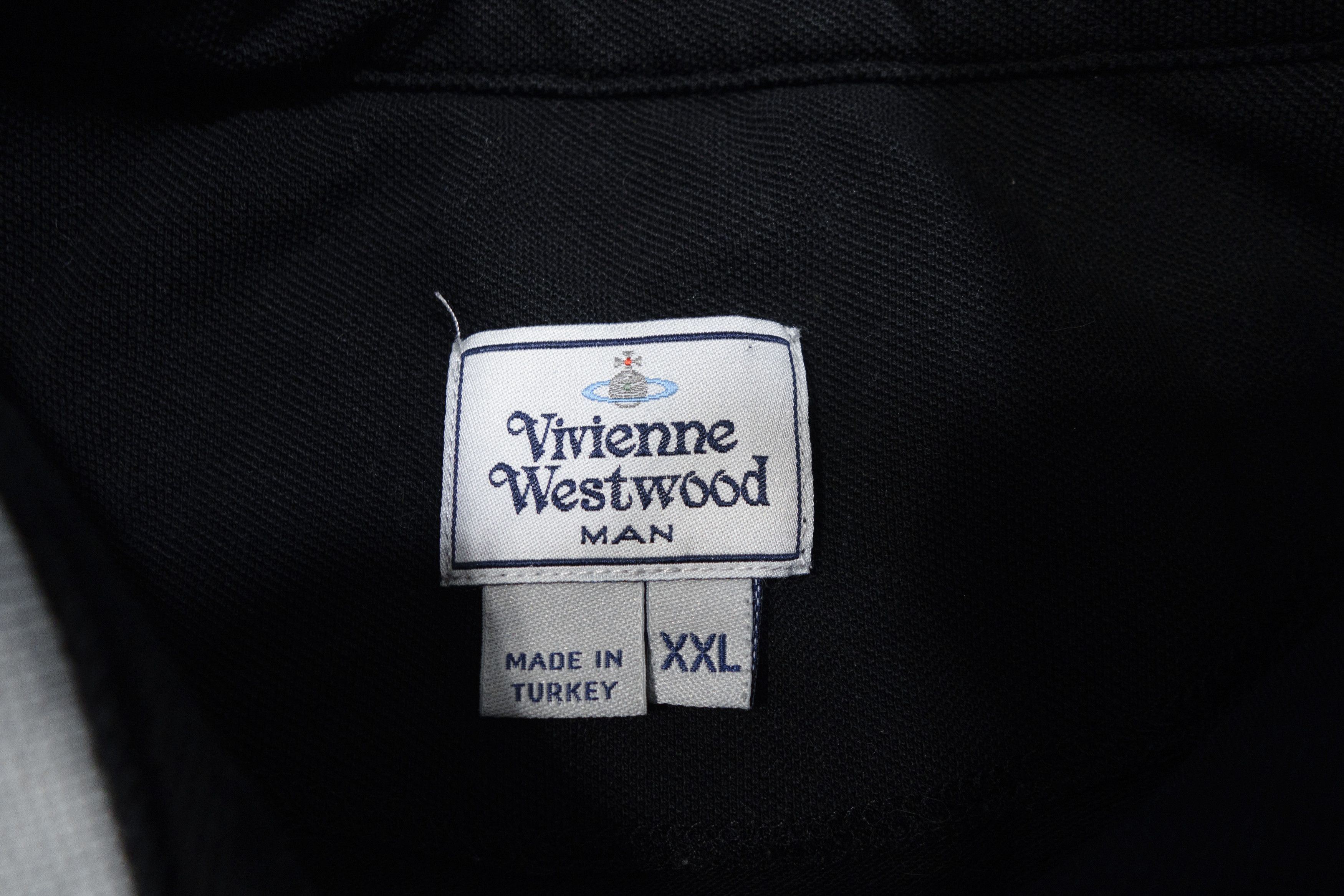Vivienne Westwood Orb Logo Contrast Collar Polo Shirt Size US XL / EU 56 / 4 - 8 Thumbnail