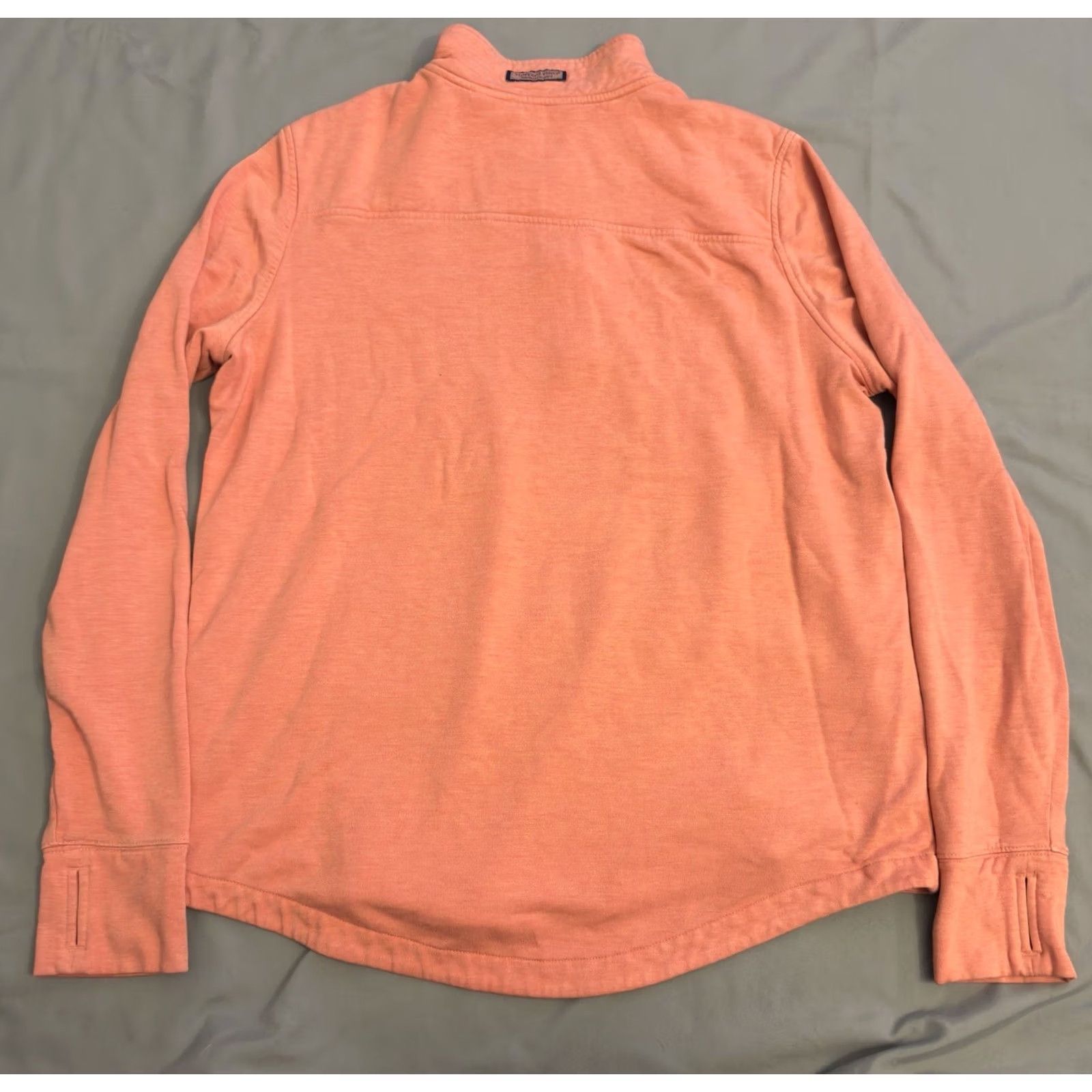 Vineyard Vines Vineyard Vines The Shep Shirt Pink Quarter Zip Fleece Women's XL Thumbholes Shirt Size XL / US 12-14 / IT 48-50 - 2 Thumbnail
