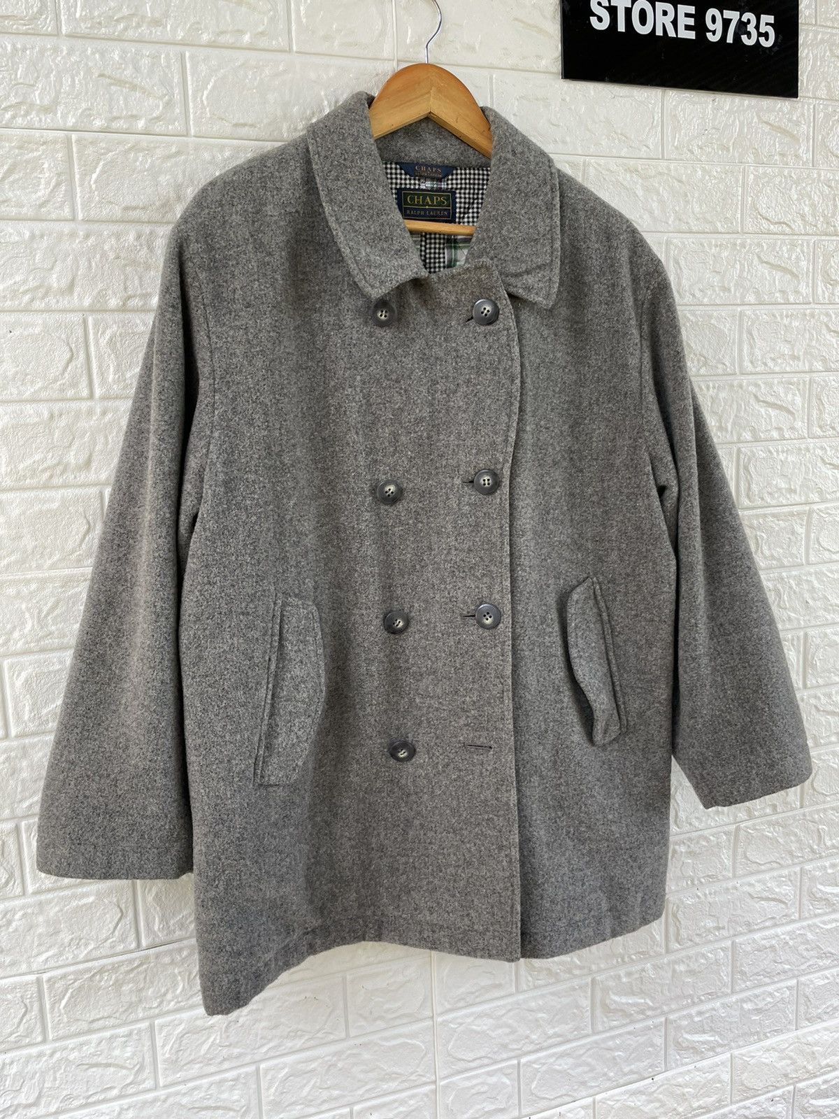 Chaps × Japanese Brand × Vintage Japanese Brand Chaps Wool Jacket Size US L / EU 52-54 / 3 - 3 Thumbnail