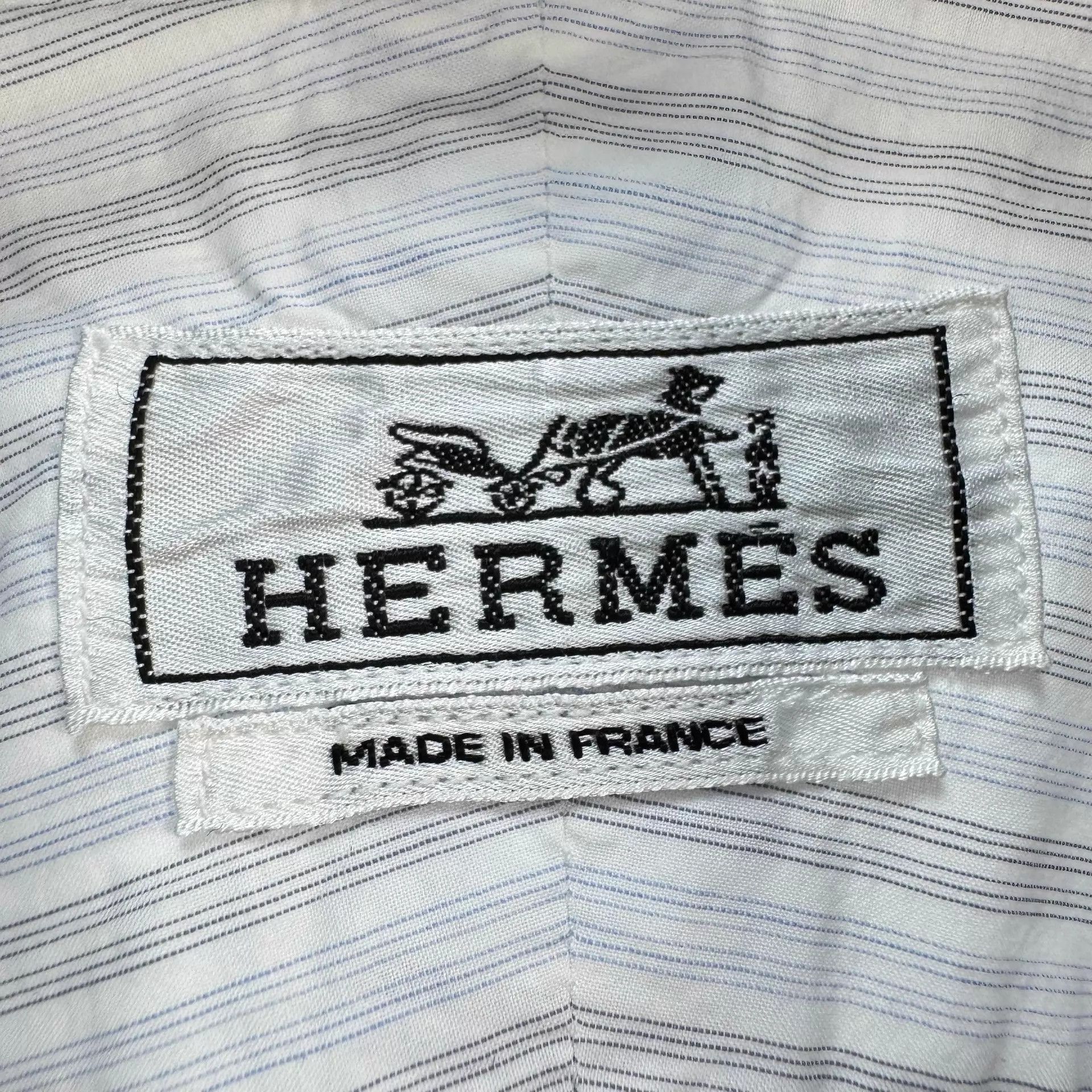 Hermes Hermes Striped SS Shirt 40 98 New 6900 Size US M / EU 48-50 / 2 - 5 Thumbnail