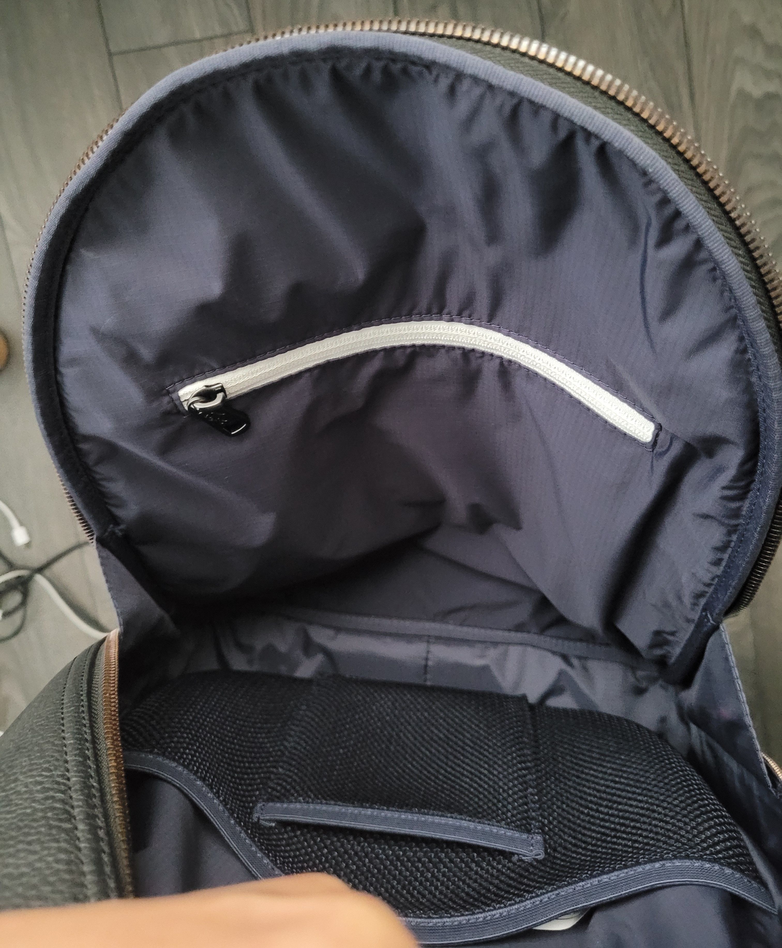 Lacoste Lacoste Real Leather Backpack Size ONE SIZE - 7 Thumbnail