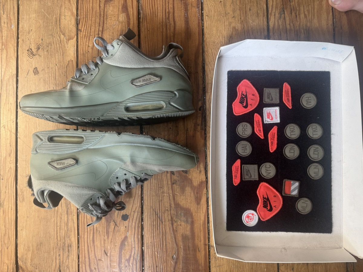Nike Nike Air Max 1 Patch Pack Olive USA edition w/ Patches Size US 11.5 / EU 44-45 - 1 Thumbnail