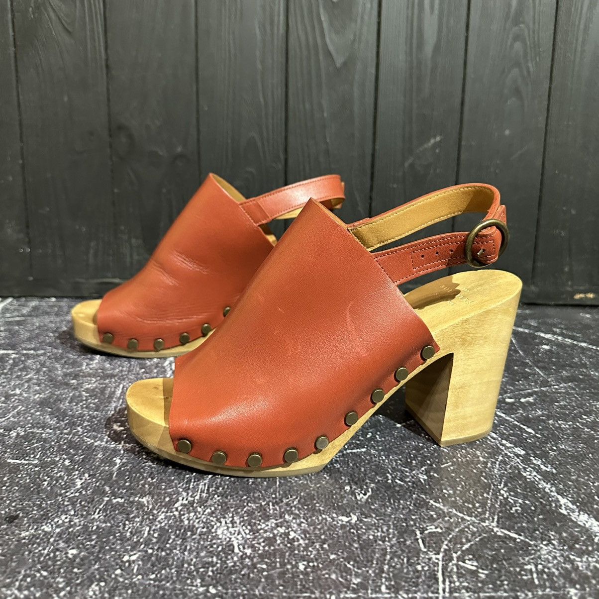 Sezane Sezane Clogs Leather Heels Size 37eu 6.5us 4UK Size US 7 / IT 37 - 4 Thumbnail