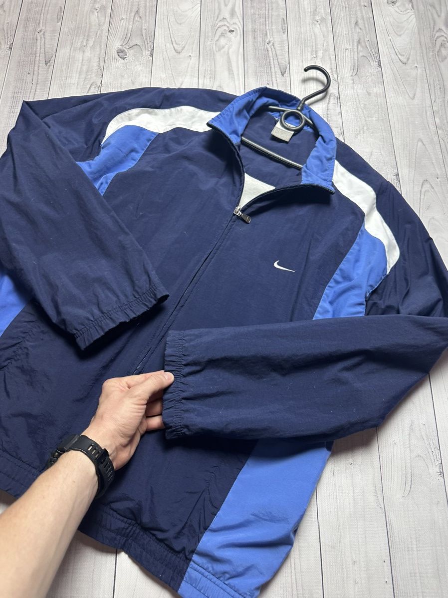 Nike × Vintage Vintage Nike track jacket size L logo line rare Size US L / EU 52-54 / 3 - 3 Thumbnail