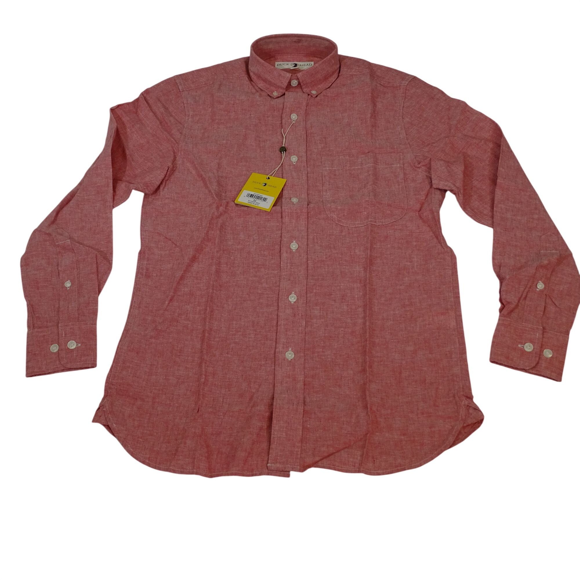 Duck Head Duck Head Wallace Men Red Button Down Collar Shirt Size XS Size US XS / EU 42 / 0 - 2 Thumbnail