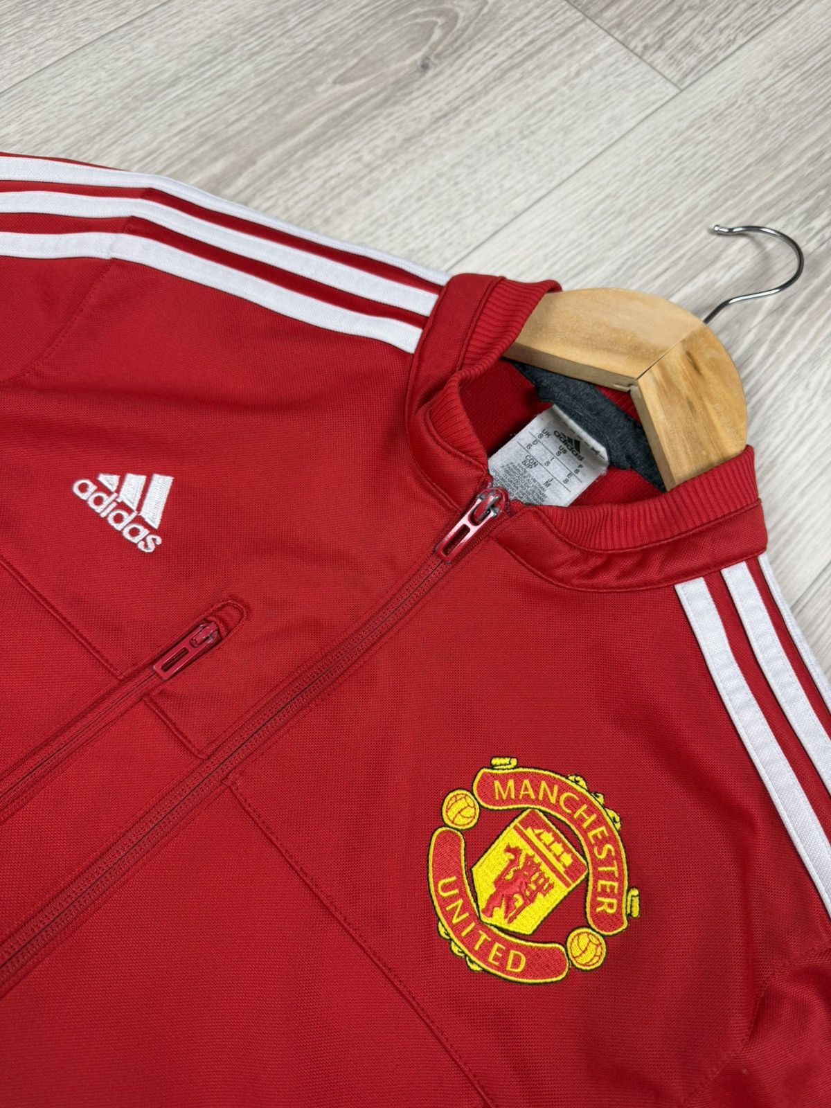 Adidas Manchester United Adidas Training Football Soccer Track Top Size US S / EU 44-46 / 1 - 5 Thumbnail