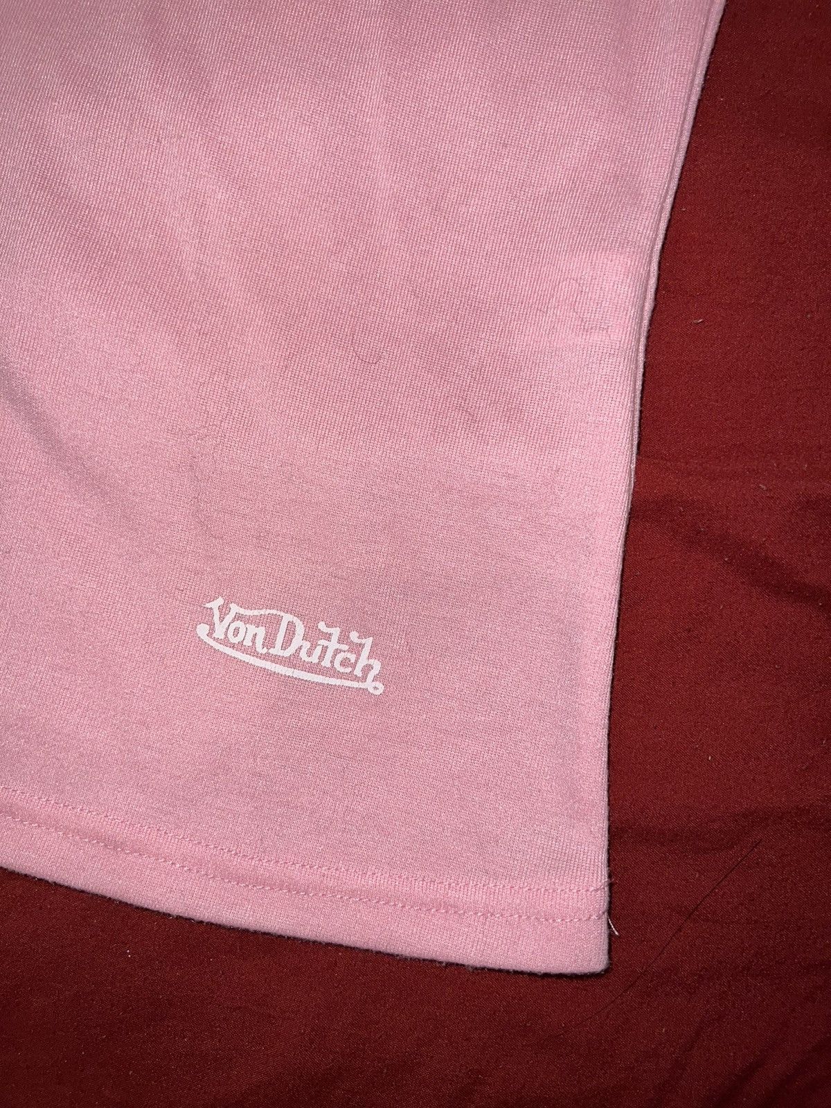 Von Dutch Vondutch Pink pastel tank top 💗🎀 Size ONE SIZE - 3 Thumbnail