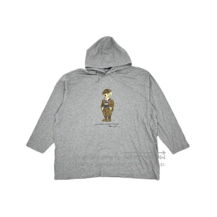 Polo Ralph Lauren Polo Ralph Lauren Bear Print Hooded Long-Sleeve T-Shirt. Size US XL / EU 56 / 4 - 2 Thumbnail