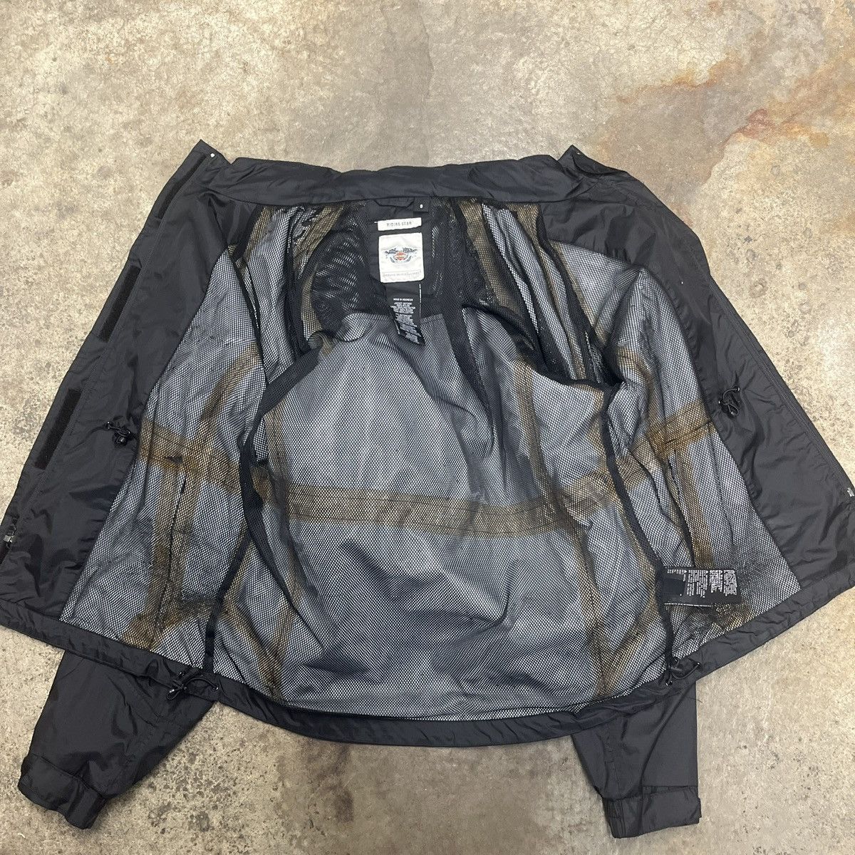 Harley Davidson Y2K Harley-Davidson Windbreaker Jacket Mens Small Black Size US S / EU 44-46 / 1 - 3 Thumbnail