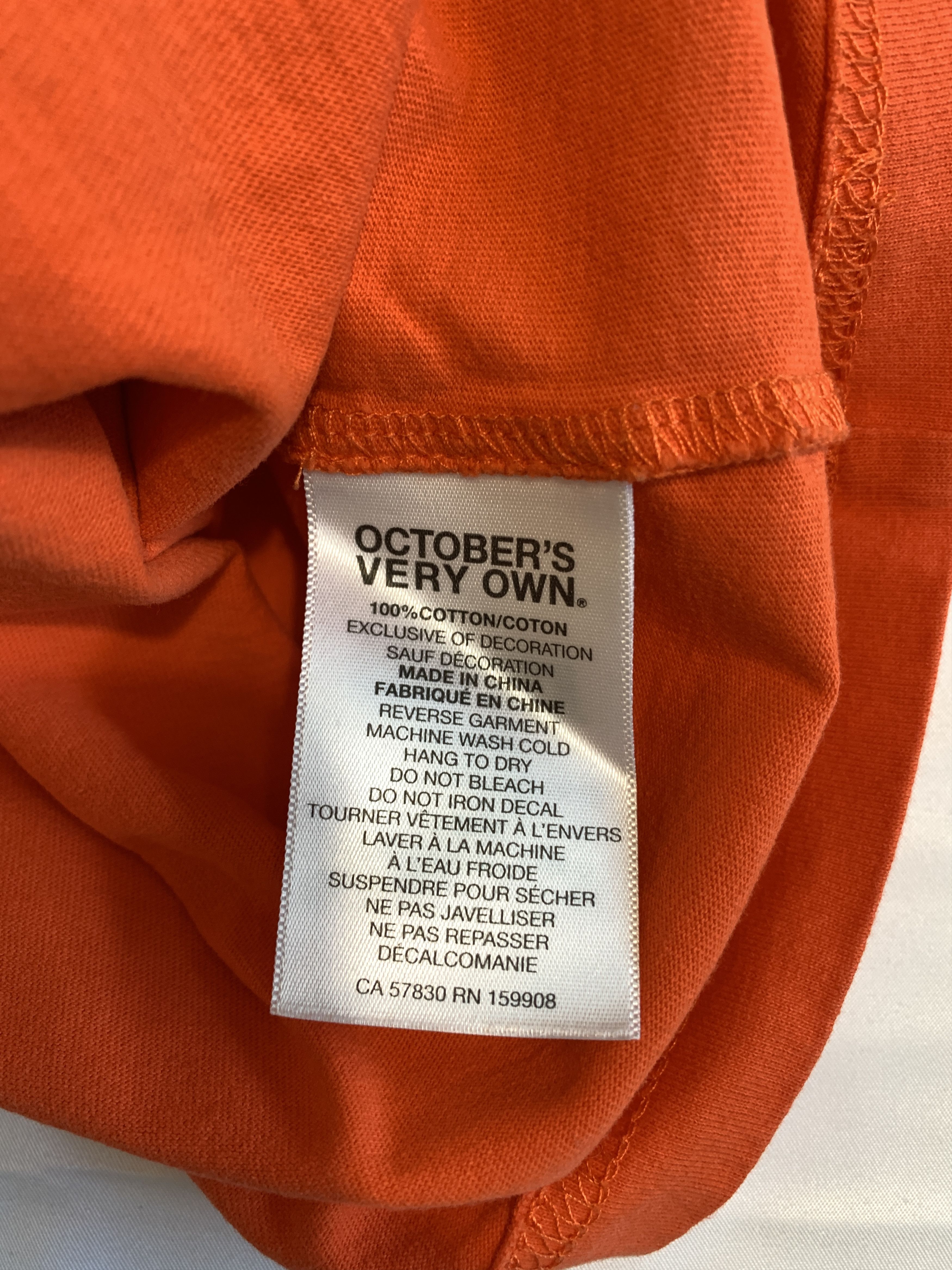 Drake OVO Devil Bird Halloween T-shirt Orange Size US XXL / EU 58 / 5 - 7 Thumbnail