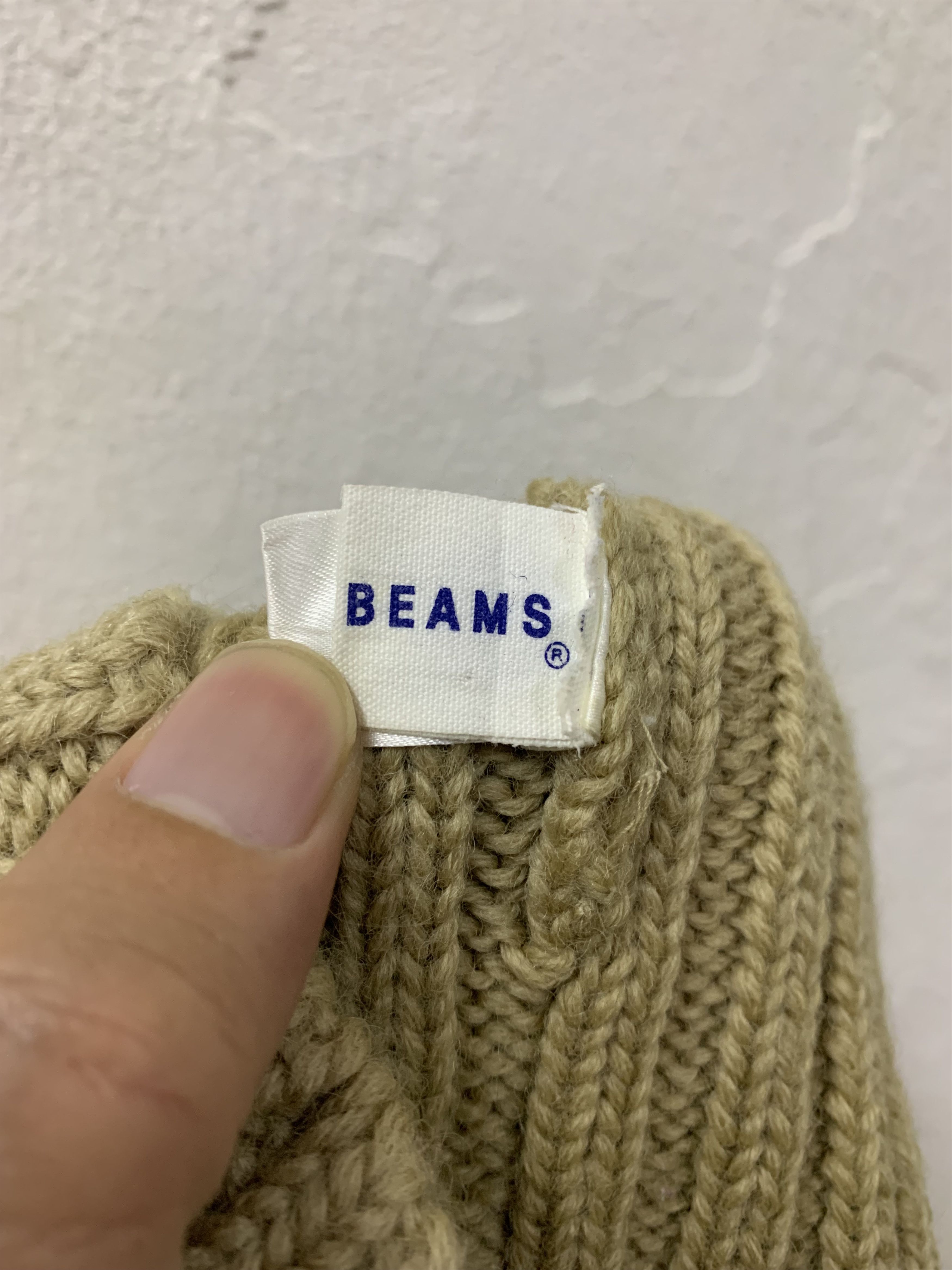 Beams Japan Beams Beige Beanie Size ONE SIZE - 7 Thumbnail