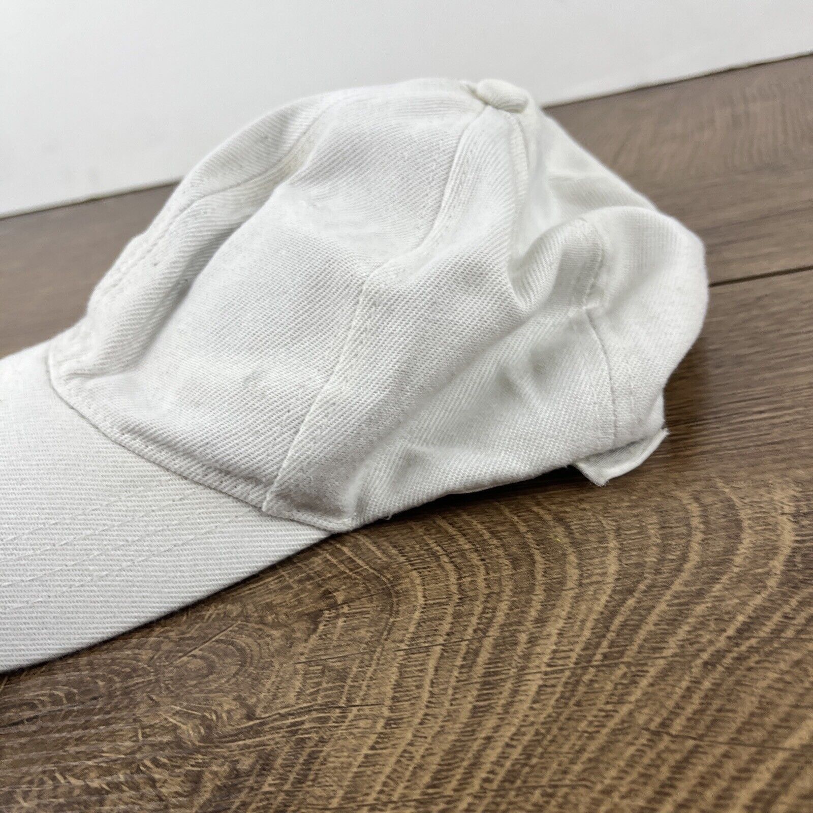 Other White Baseball Hat Adjustable Adult Size Hat Cap Size ONE SIZE - 7 Thumbnail