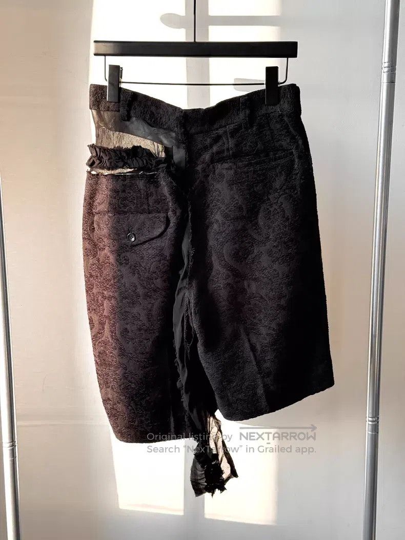 Comme des Garcons Comme des Garcons size S Asymmetric Embroidered Short Pant Size 23" - 6 Thumbnail