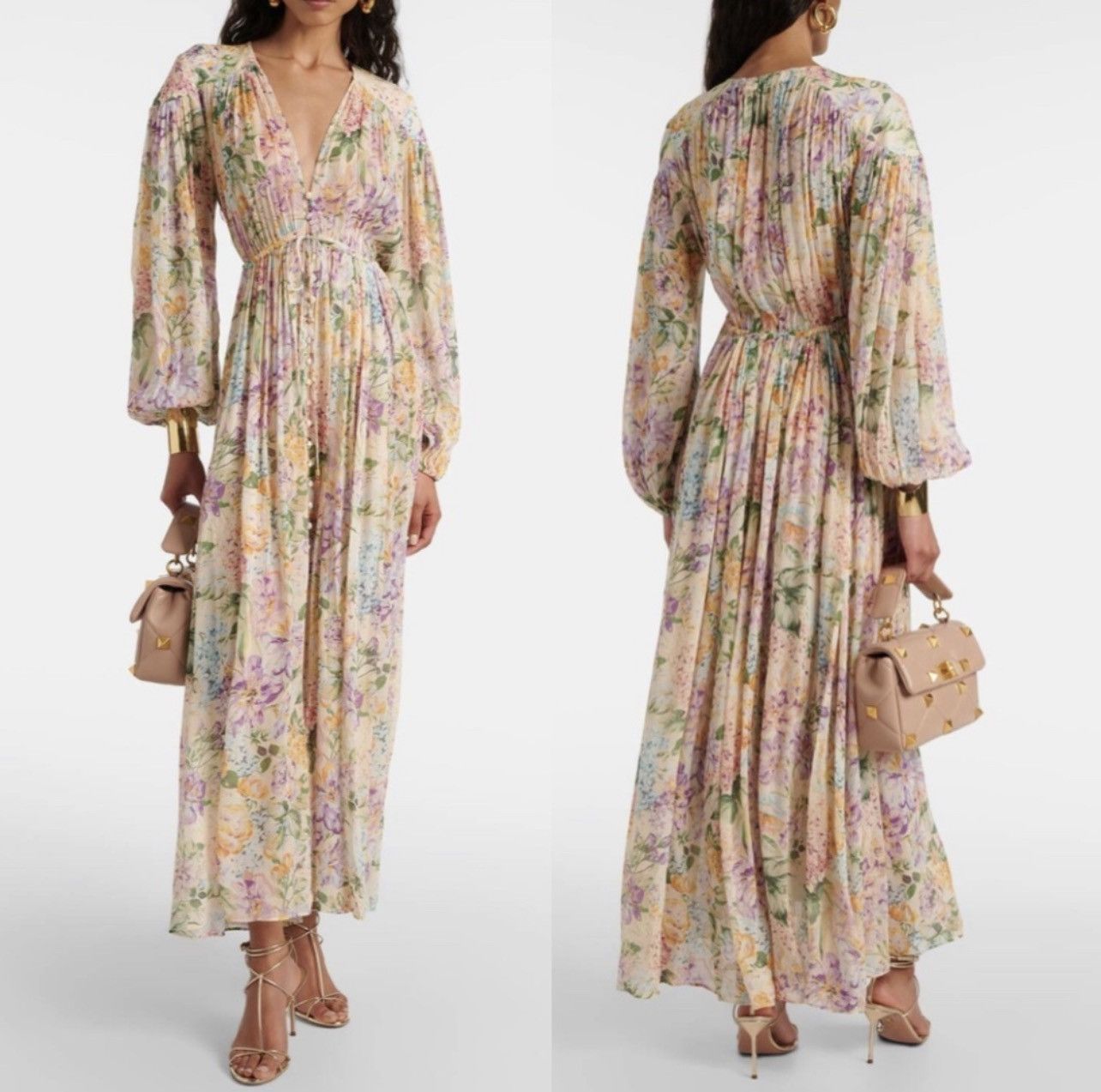Zimmermann Zimmermann floral-print silk maxi dress size 0/us size 4 Size S / US 4 / IT 40 - 2 Thumbnail