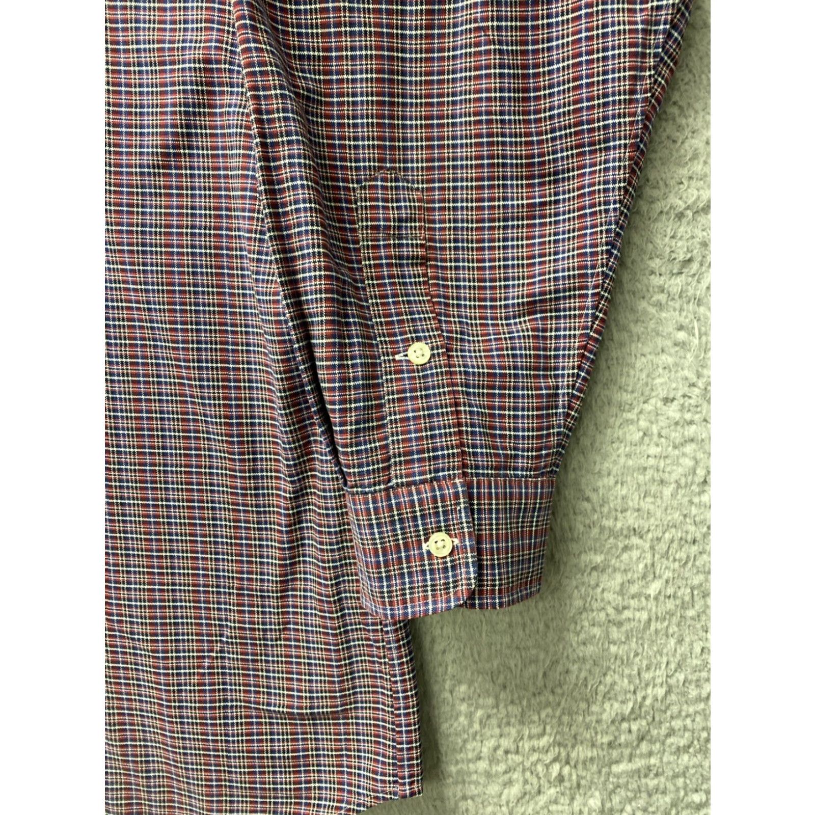 Ralph Lauren RALPH LAUREN Button-Down Shirt Mens 3XLT Red Long Sleeve Plaid Embroidered Pony Accent Classic Size US XXL / EU 58 / 5 - 4 Thumbnail