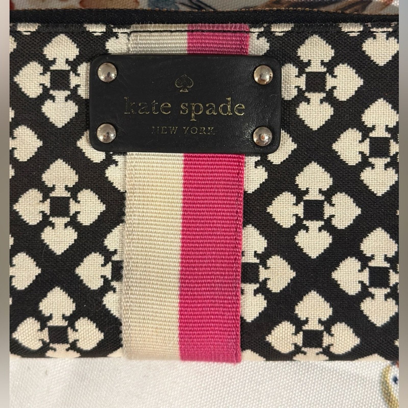 Kate Spade Kate Spade Black and White Patterned Clutch Size ONE SIZE - 3 Thumbnail