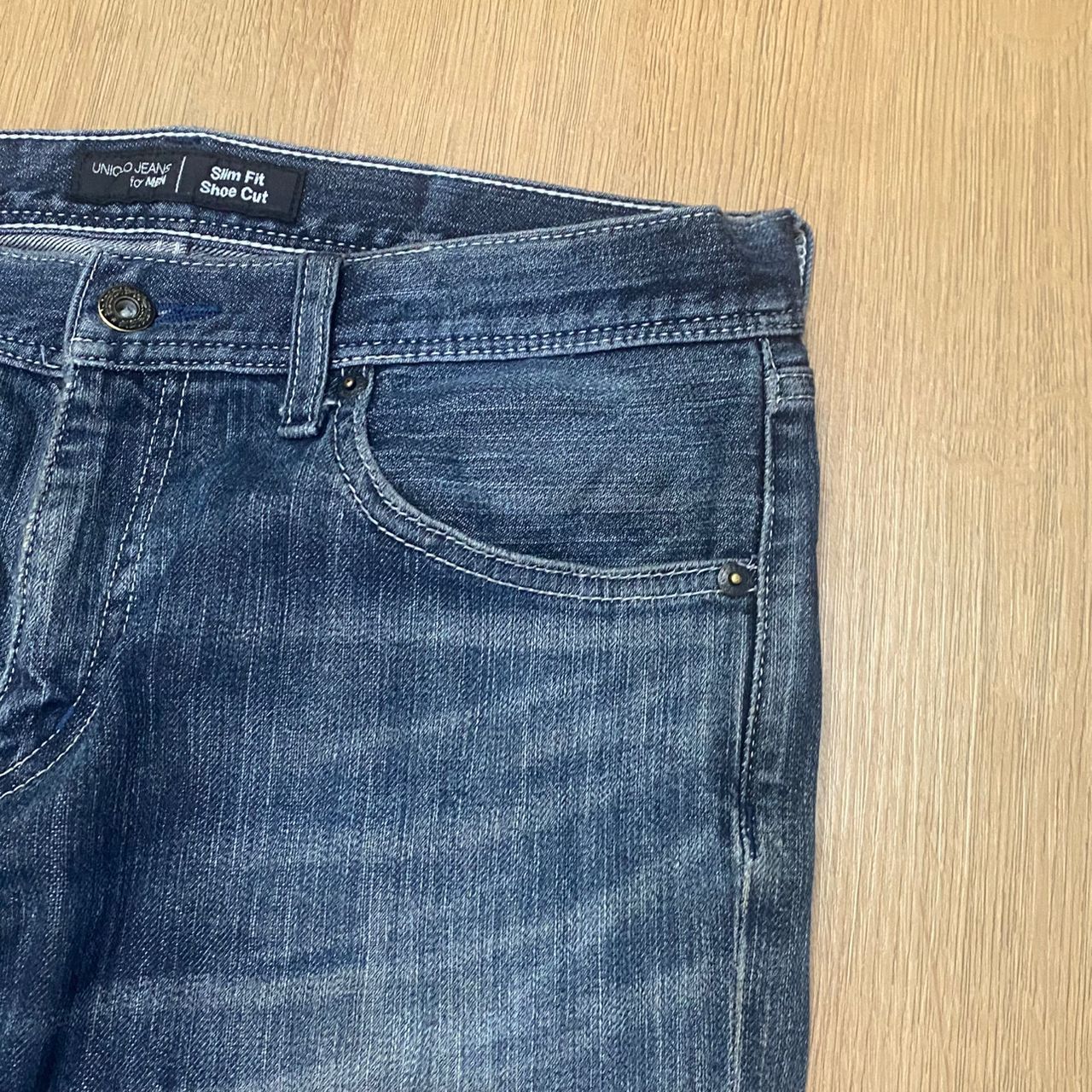 Uniqlo Vintage Uniqlo Jeans Slim Fit Shoe Cut Distressed Denim Size US 32 / EU 48 - 9 Thumbnail