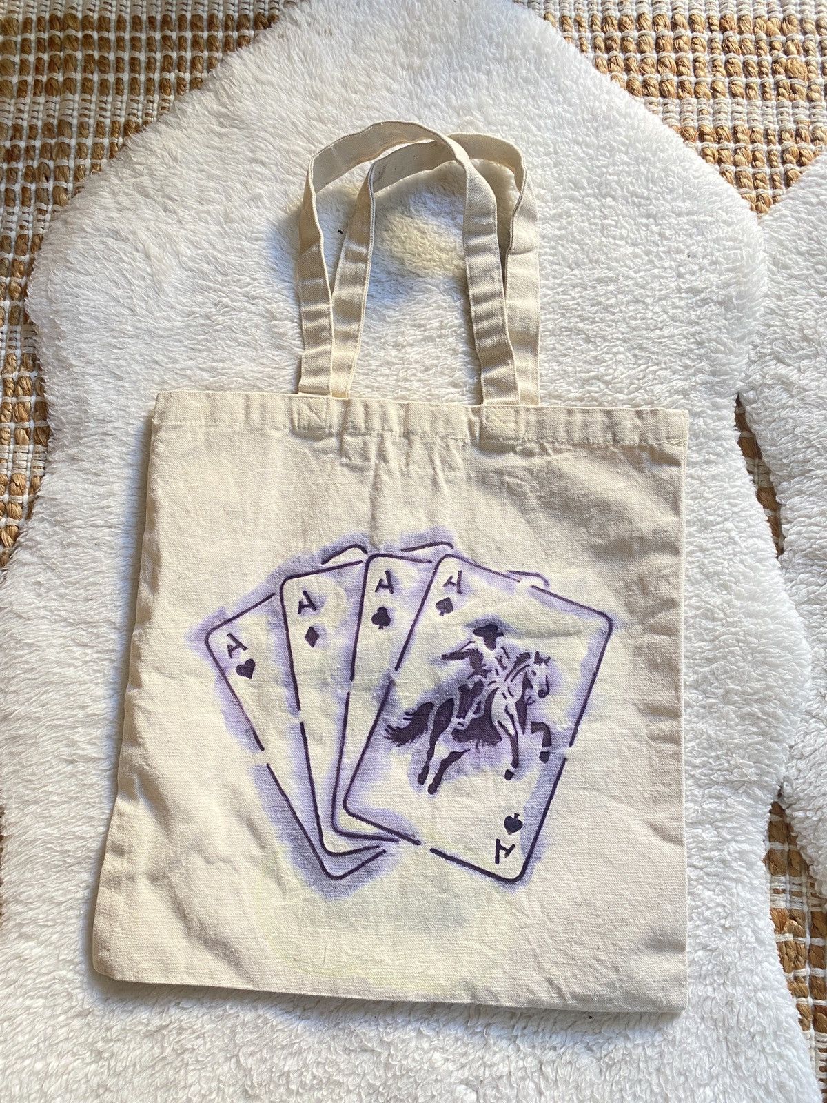 Other One-of-a-Kind Western Reworked Canvas Tote Size ONE SIZE - 1 Thumbnail