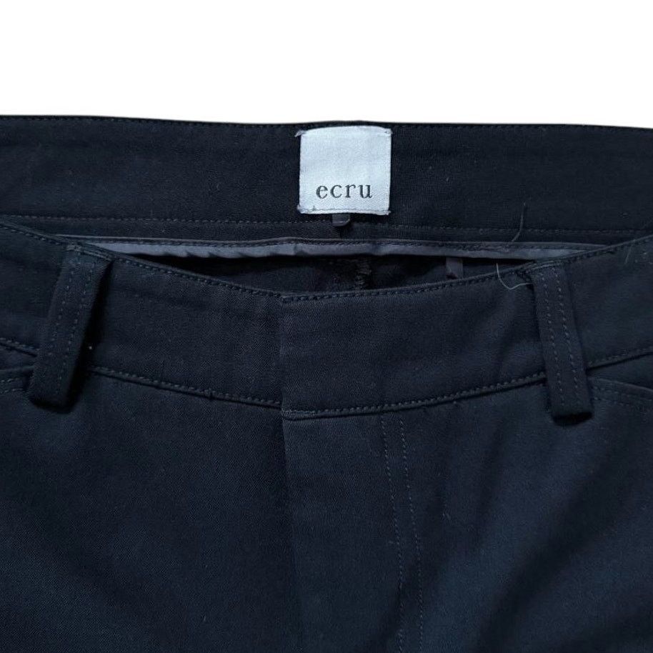 NBDN Nobrandedon Ecru Black Pants | Size 6 Size 28" / US 6 / IT 42 - 3 Thumbnail