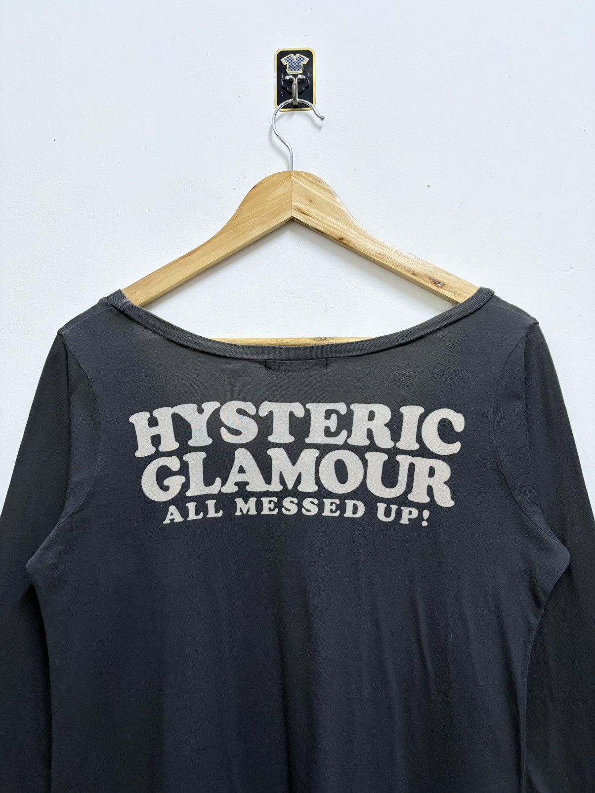 Hysteric Glamour 2000's Hysteric Glamour " All Messed Up ! " L/S Midi Dress Size M / US 6-8 / IT 42-44 - 4 Thumbnail