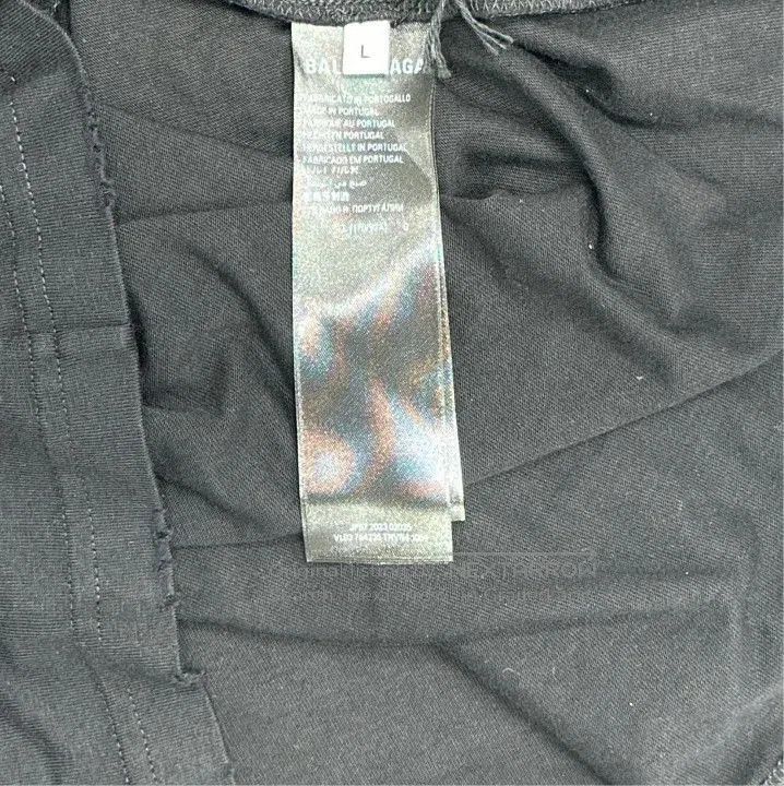 Balenciaga Balenciaga Black Graphic Print Short Sleeve T. Size US L / EU 52-54 / 3 - 3 Thumbnail