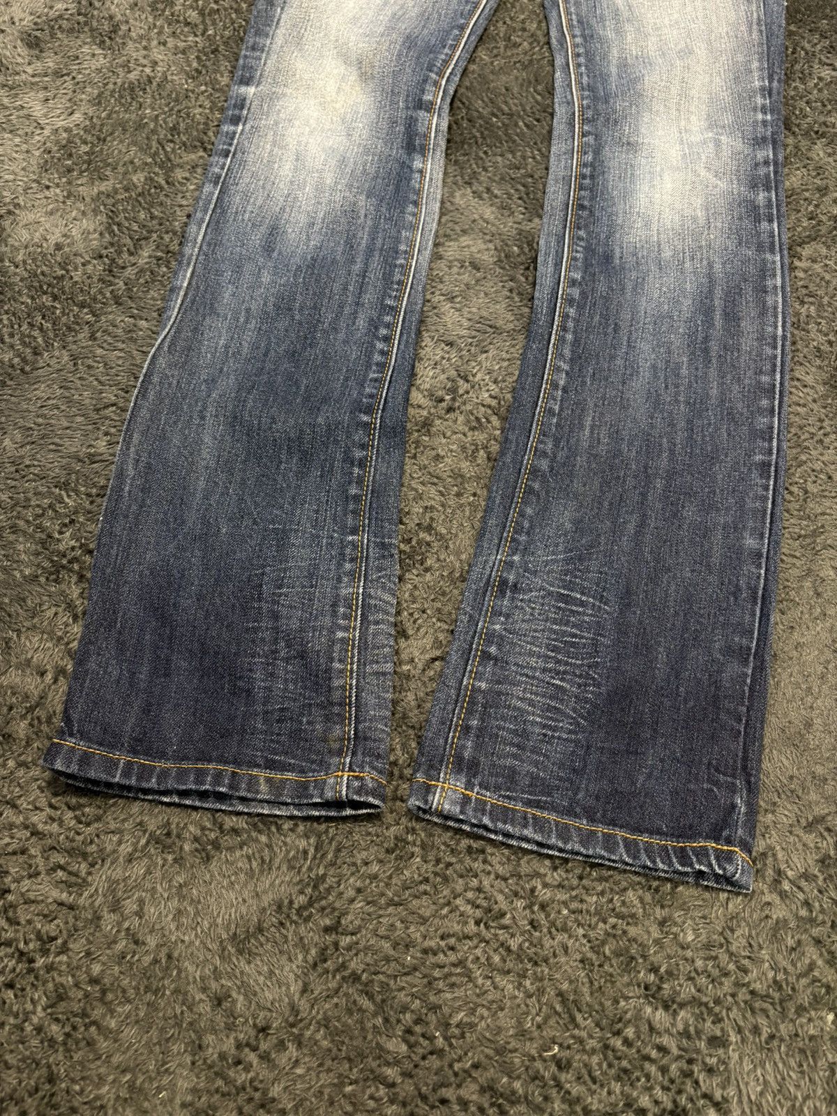 Japanese Brand Vintage Japan 2000s Style Straight Y2K Jeans Size 25" / US 0 / IT 36 - 3 Thumbnail