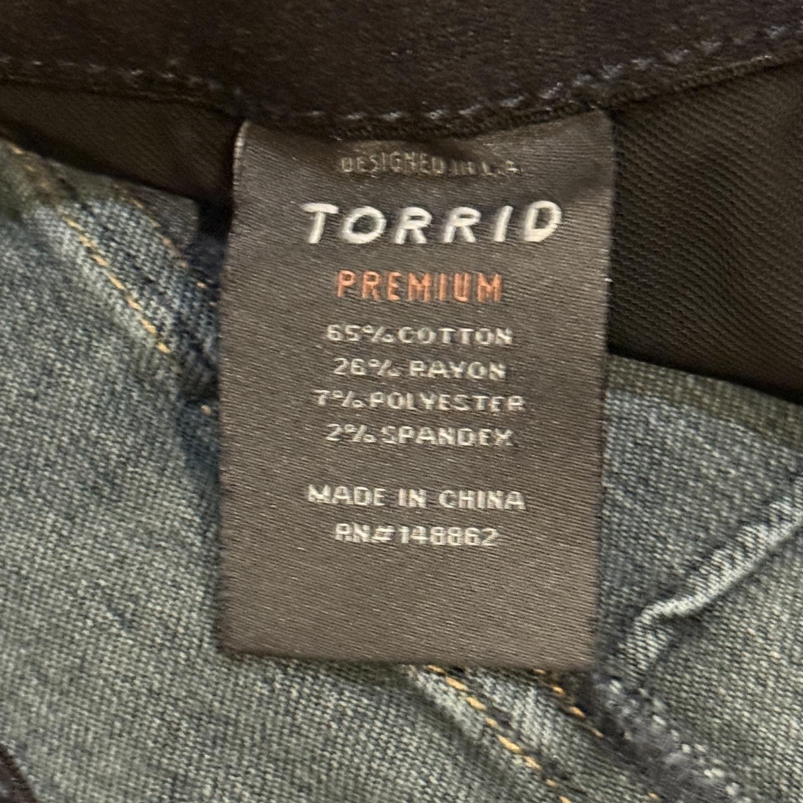 Torrid Torrid Premium Bombshell Skinny Women’s Jeans Dark Blue – 16 Size 38" / US 16 / IT 52 - 7 Thumbnail
