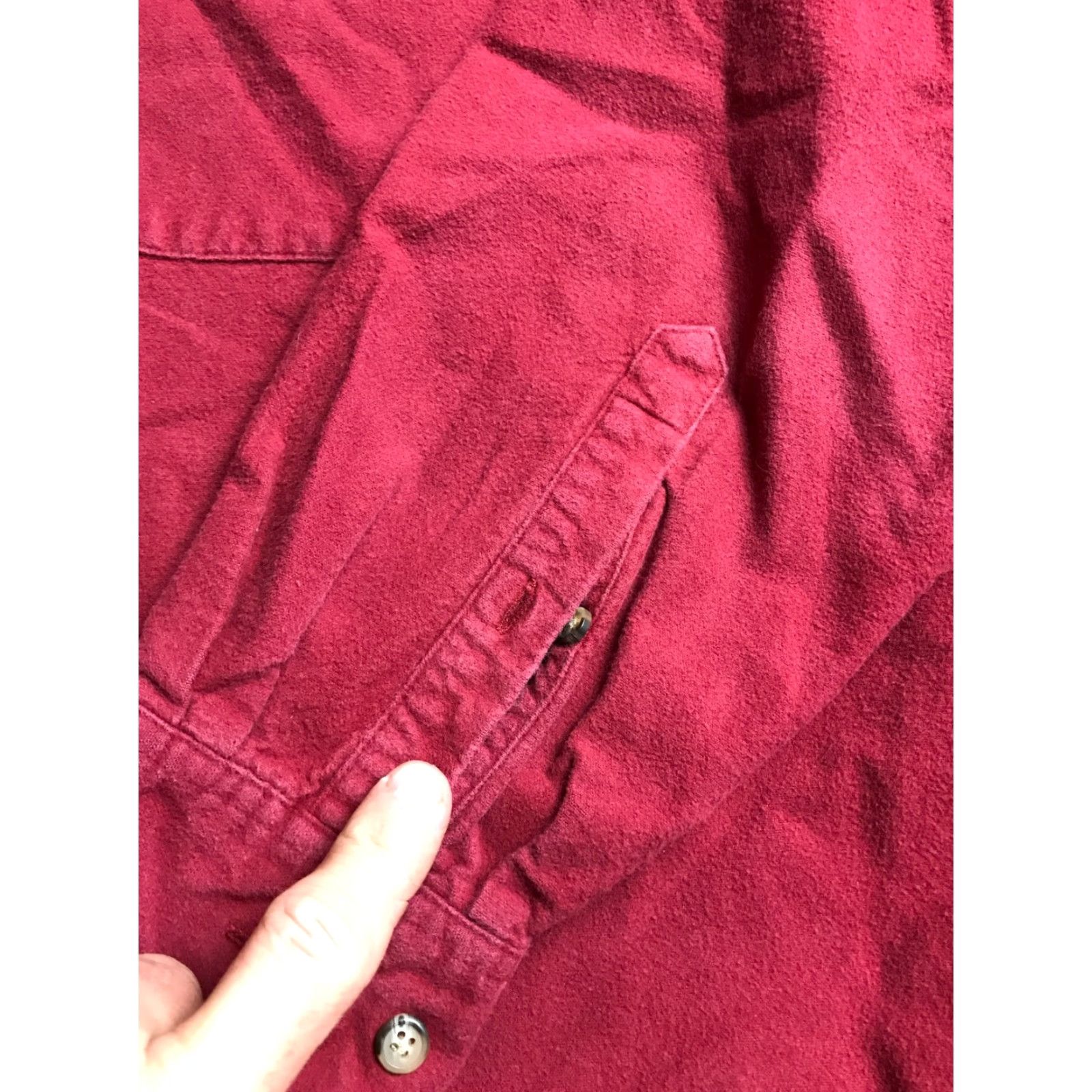 Vintage Field Gear Shirt Men's Medium Red Flannel Button Up Long Sleeve Size US M / EU 48-50 / 2 - 5 Thumbnail