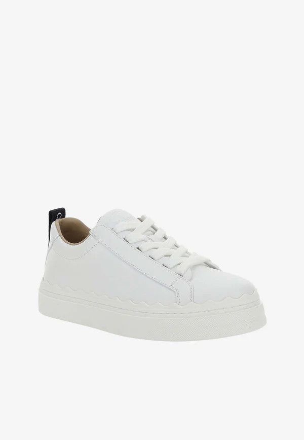 Chloe o1loc1c10226 Lauren Low-Top Sneakers in White Size US 8 / IT 38 - 2 Thumbnail