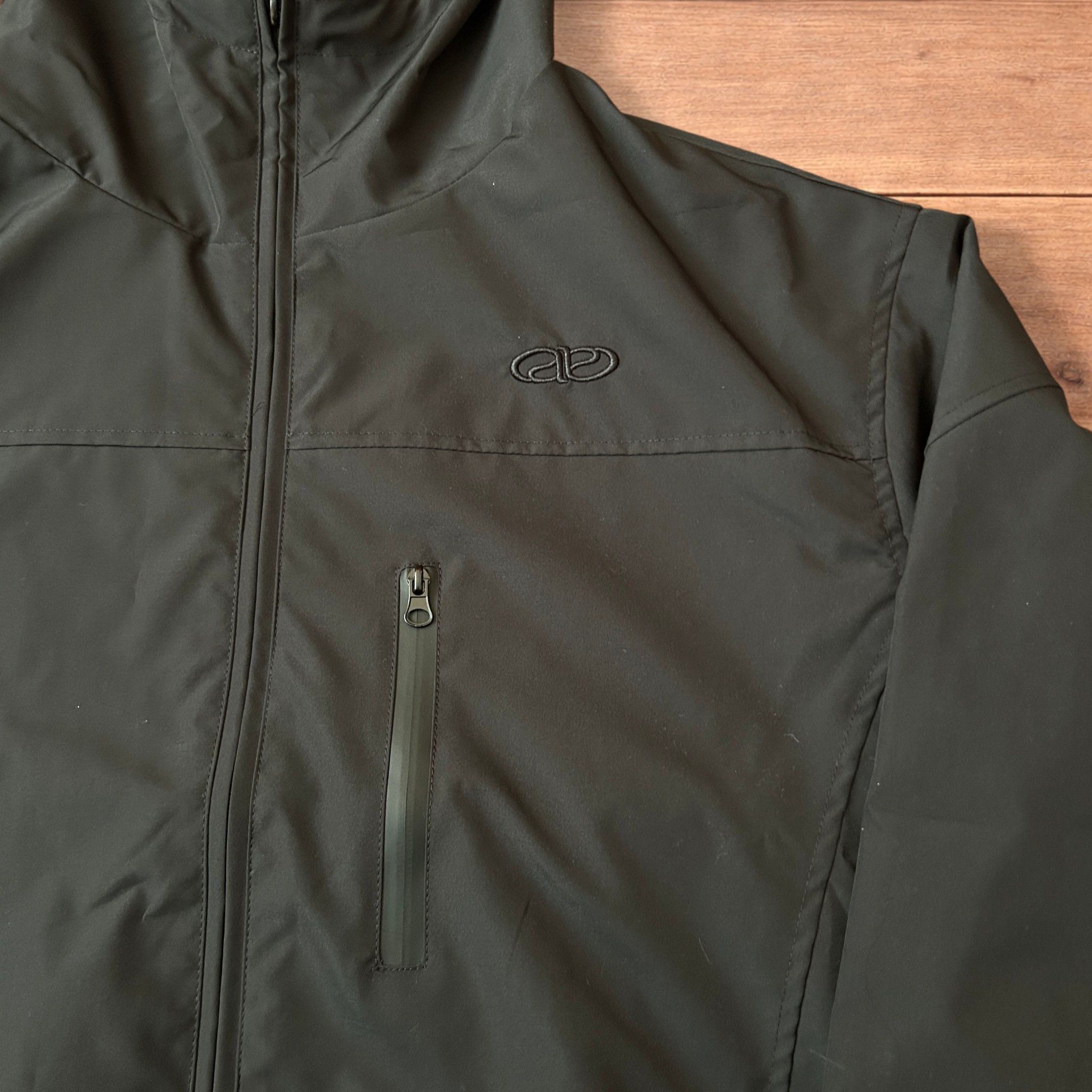 Japanese Brand Incredible outdoor zip up shell jacket coat in black. Size US L / EU 52-54 / 3 - 3 Thumbnail