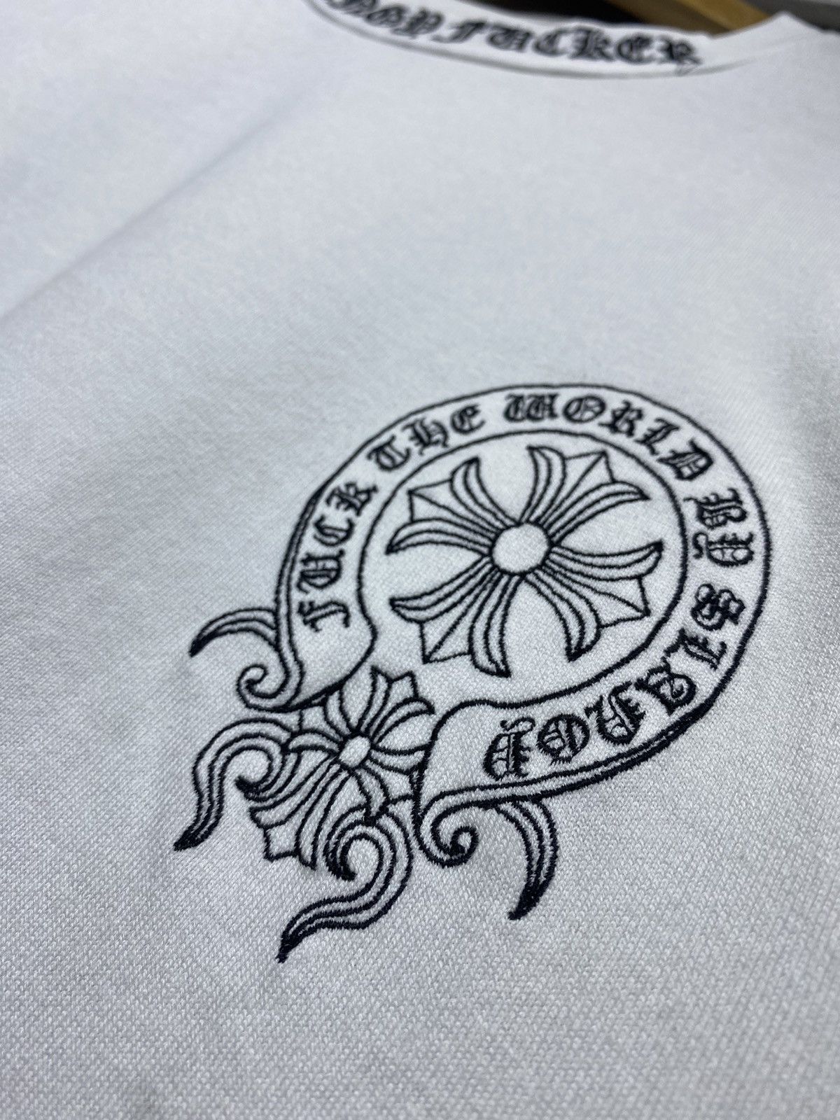 Japanese Brand Japan SLANGY Fucker Inspired Chrome Heart Malibu Cross Tee Size US M / EU 48-50 / 2 - 4 Thumbnail