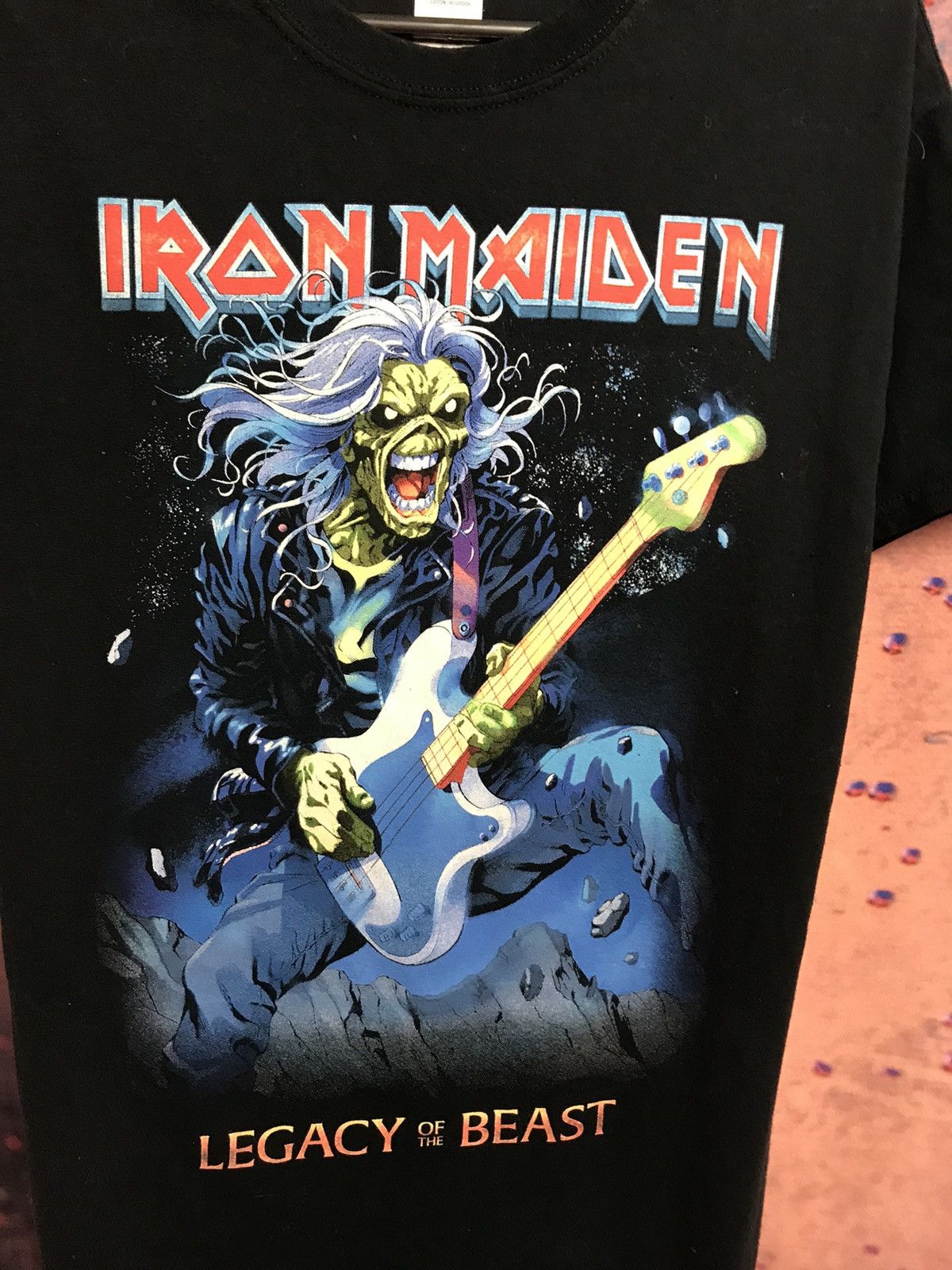 Band Tees × Iron Maiden × Vintage Vintage Iron Maiden band rock tee Size US M / EU 48-50 / 2 - 3 Thumbnail