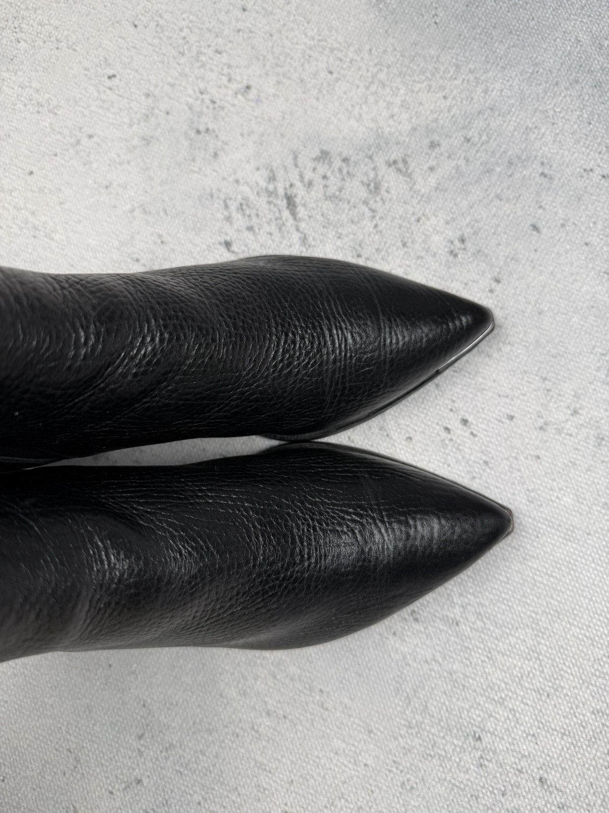 Acne Studios Acne Studios Jensen Black Leather Chelsea Boots Pointed Toe Size US 6 / IT 36 - 12 Thumbnail
