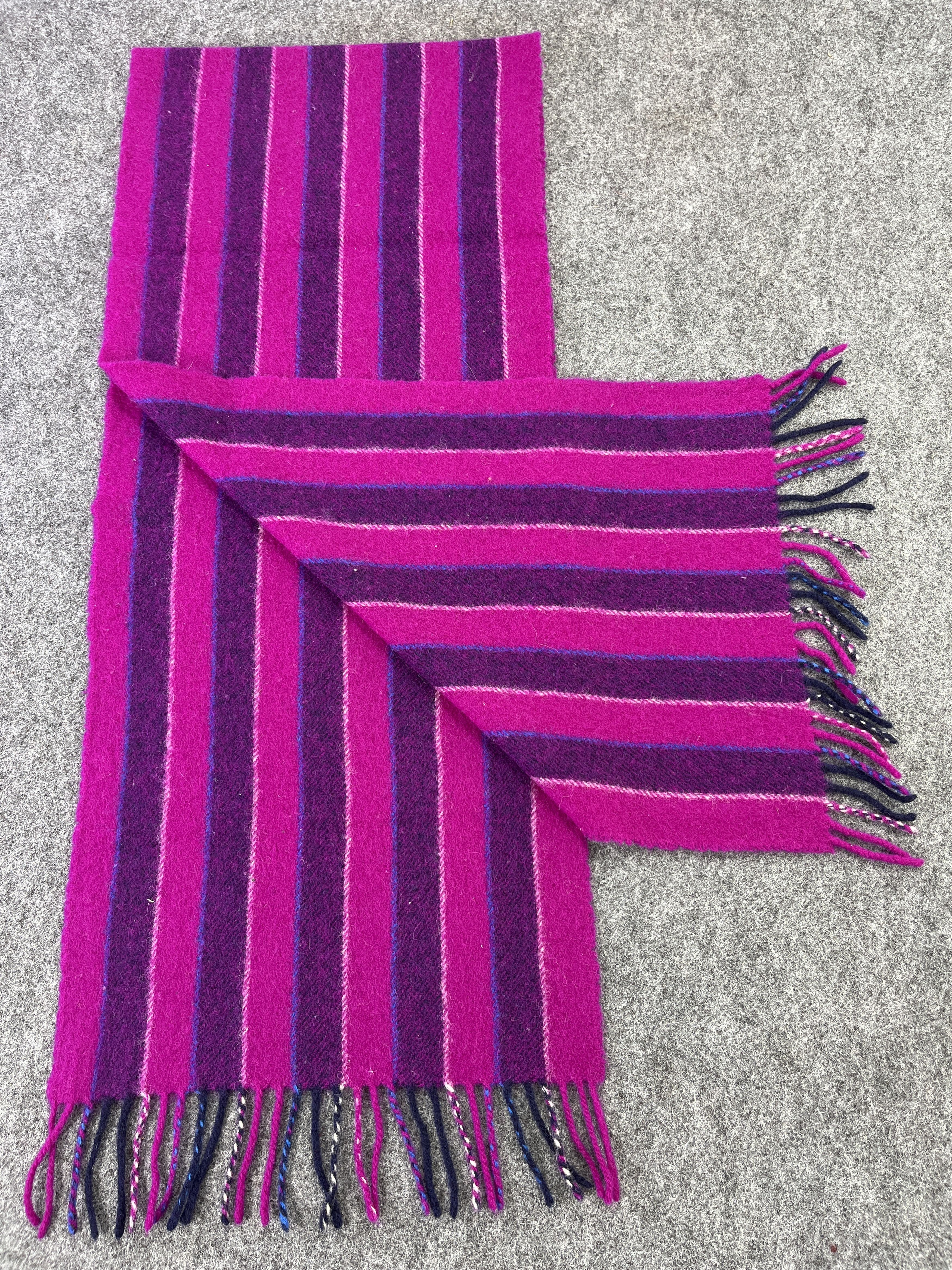 Johnstons Of Elgin × Vintage JOHNSTONS OF ELGIN WOOL SCARVES / MUFFLER T230 Size ONE SIZE - 3 Thumbnail