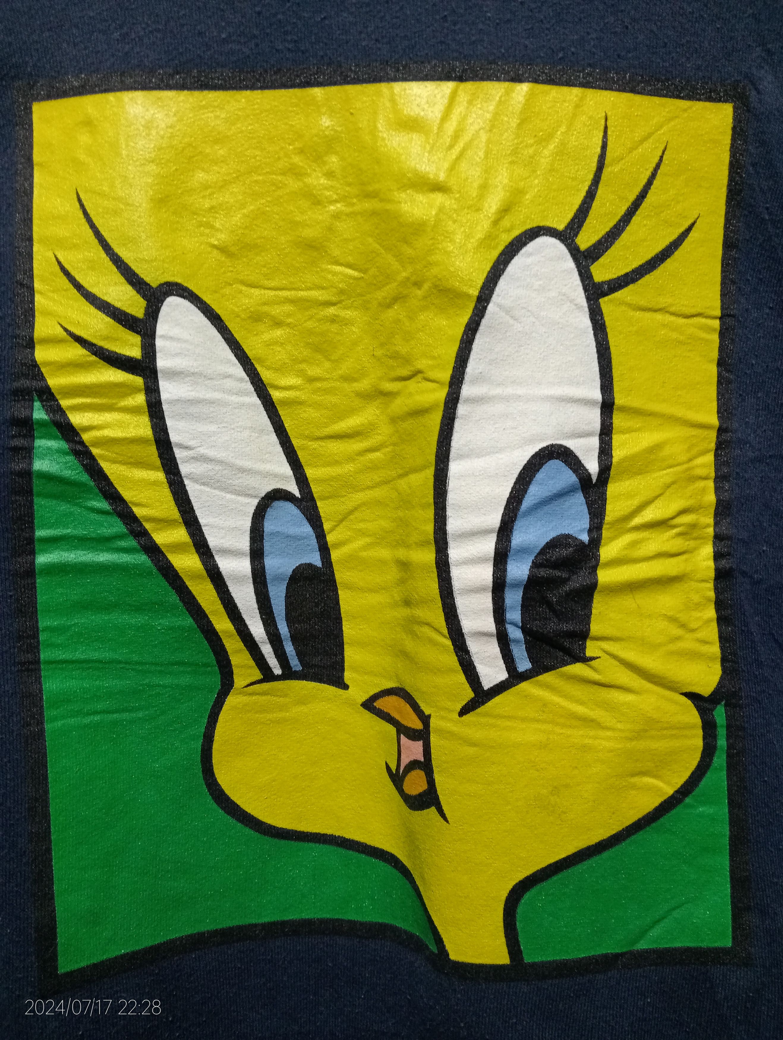 Warner Bros Vintage '90s Looney Tunes Tweety Crewneck Sweatshirt USA Size US L / EU 52-54 / 3 - 5 Thumbnail