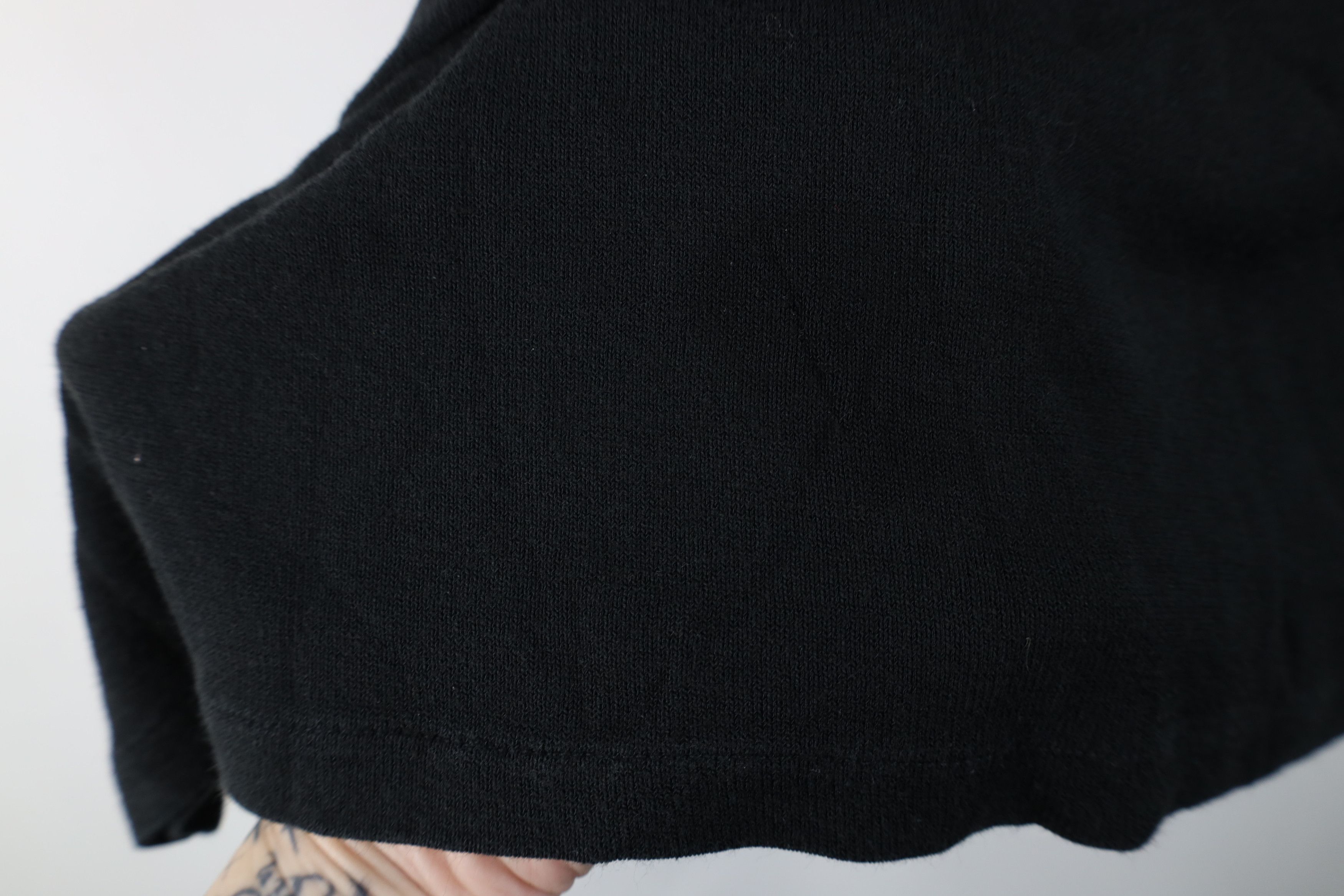 Vintage Vintage 90s Streetwear Lightweight Ribbed Knit Sweater Black Size US XL / EU 56 / 4 - 6 Thumbnail