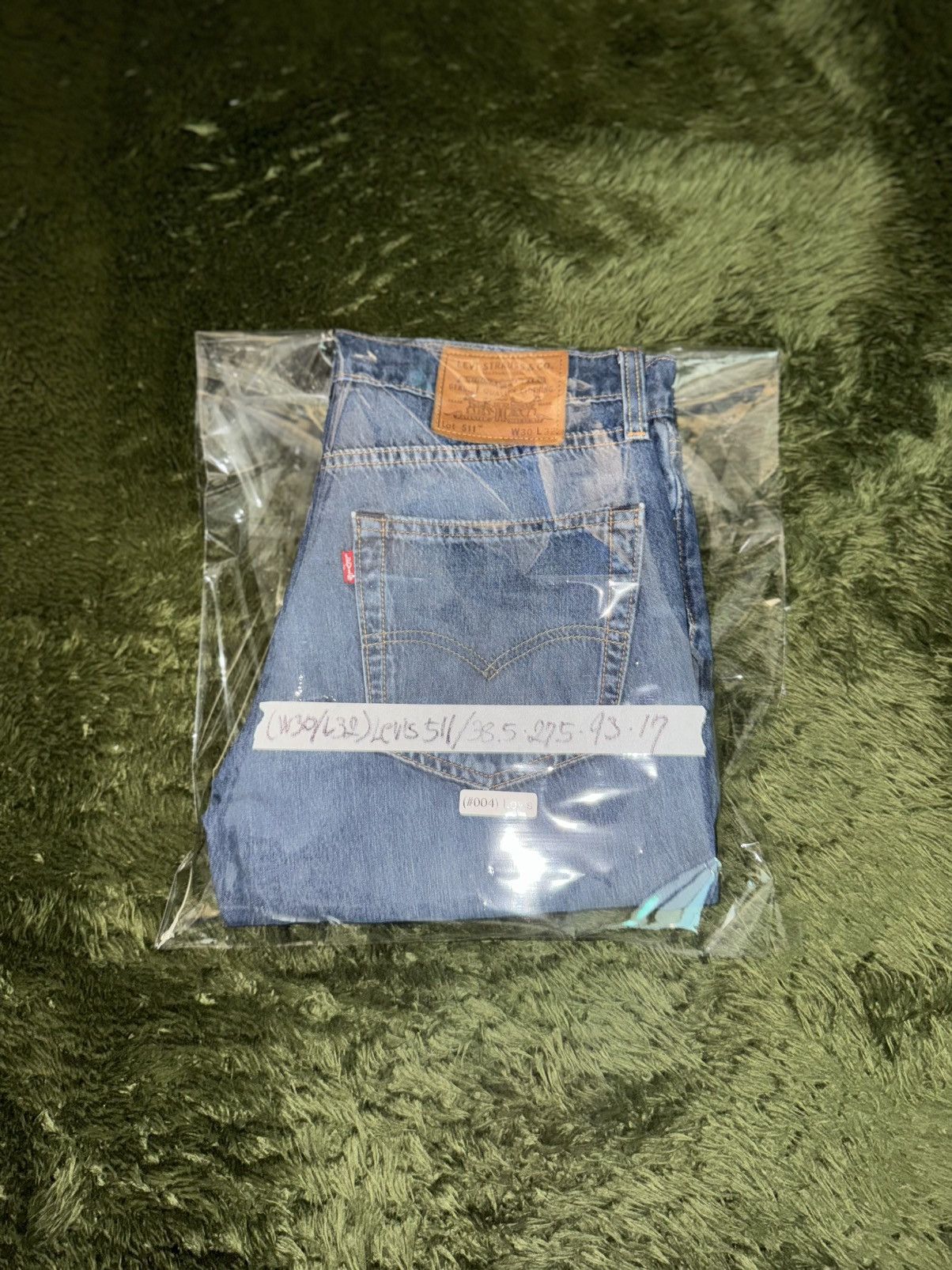 Levi's [W30/L32] Levis 511 premium Big E performance denim pants Size US 30 / EU 46 - 12 Thumbnail