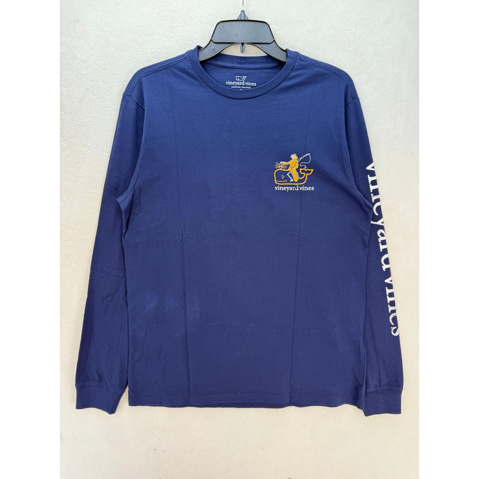 Vineyard Vines VINEYARD VINES MEN'S SMALL NAUTICAL NAVY FISHERMAN SKELETON Size US S / EU 44-46 / 1 - 1 Thumbnail