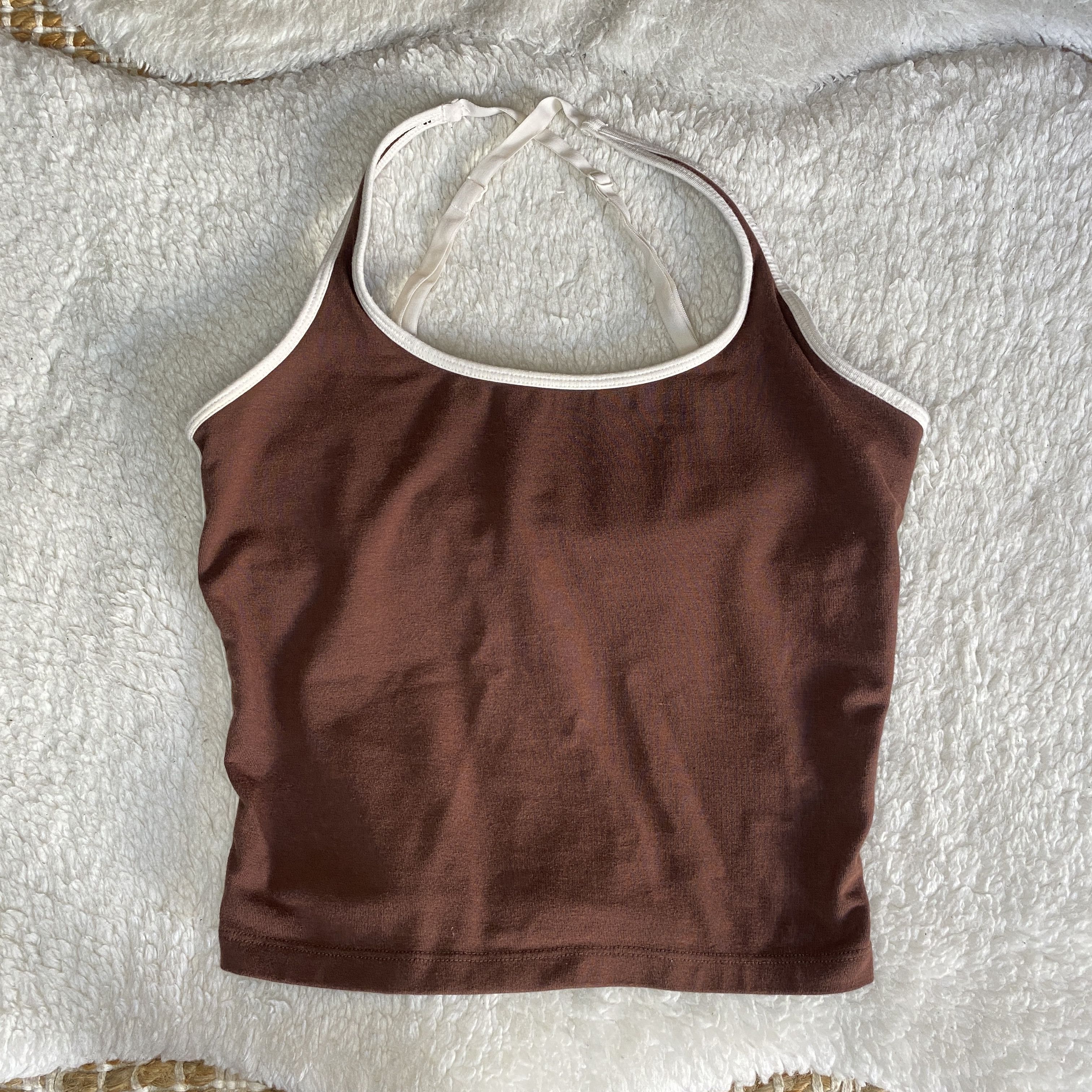 Pink PINK All-Day Cotton Square Neck Bra Tank Small Size S / US 4 / IT 40 - 1 Thumbnail