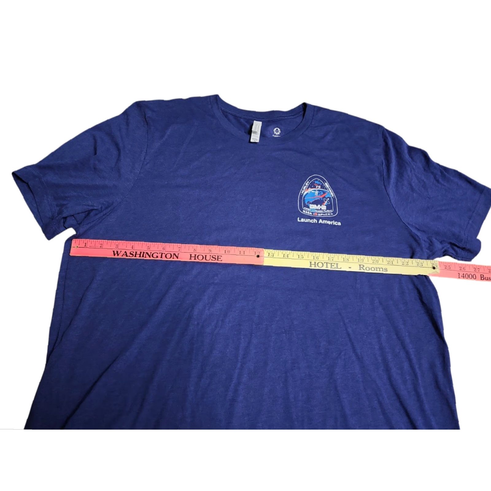 NASA Vintage NASA SpaceX Hurley Behnken DM-2 Crew Space Exploration T-Shirt Men 2XL Blue Size US XXL / EU 58 / 5 - 2 Thumbnail