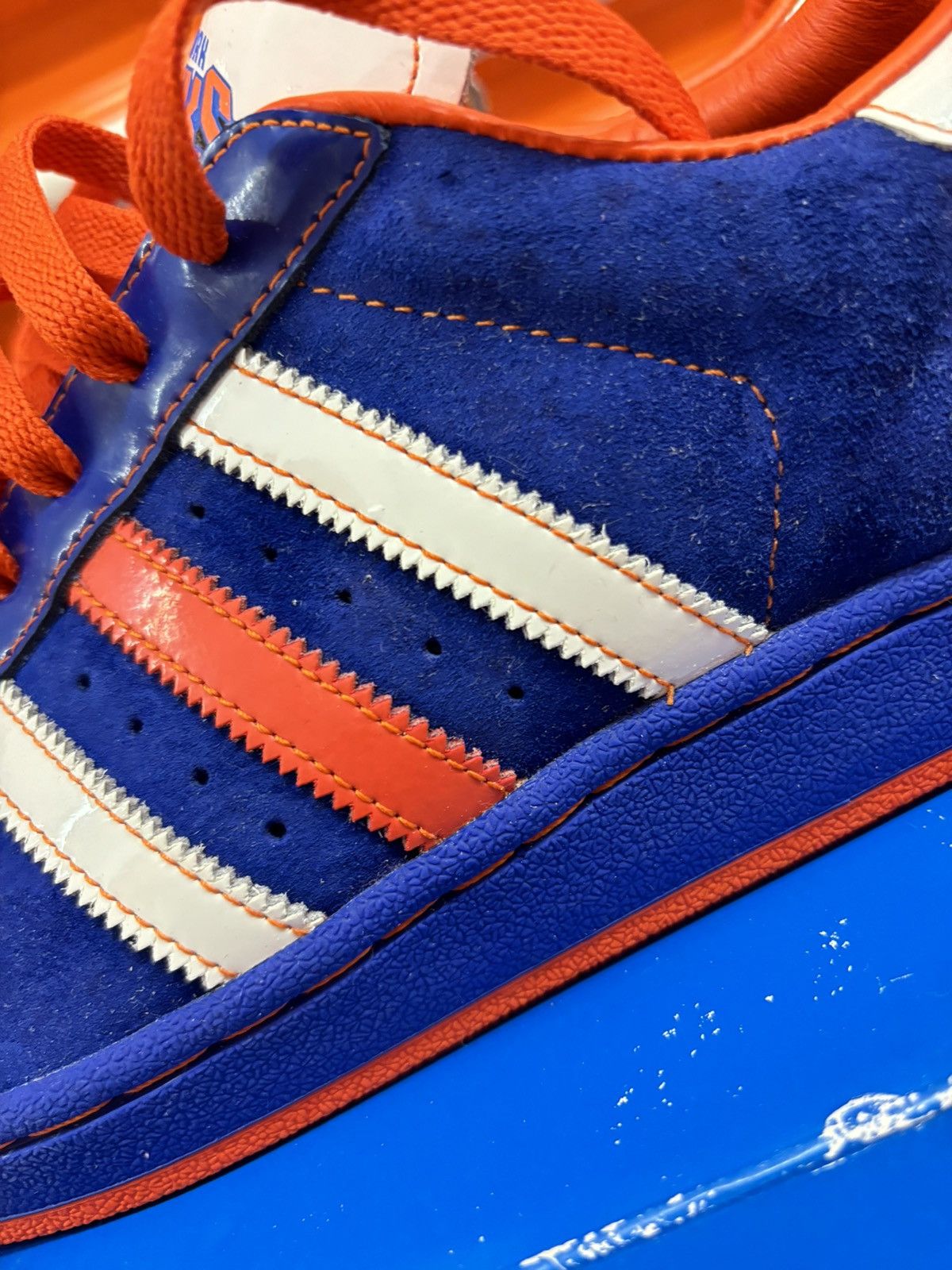 Adidas ***FINAL DROP***RARE 06 ADIDAS X NBA NY KNICKS SUPERSTAR 9 Size US 9 / EU 42 - 9 Thumbnail