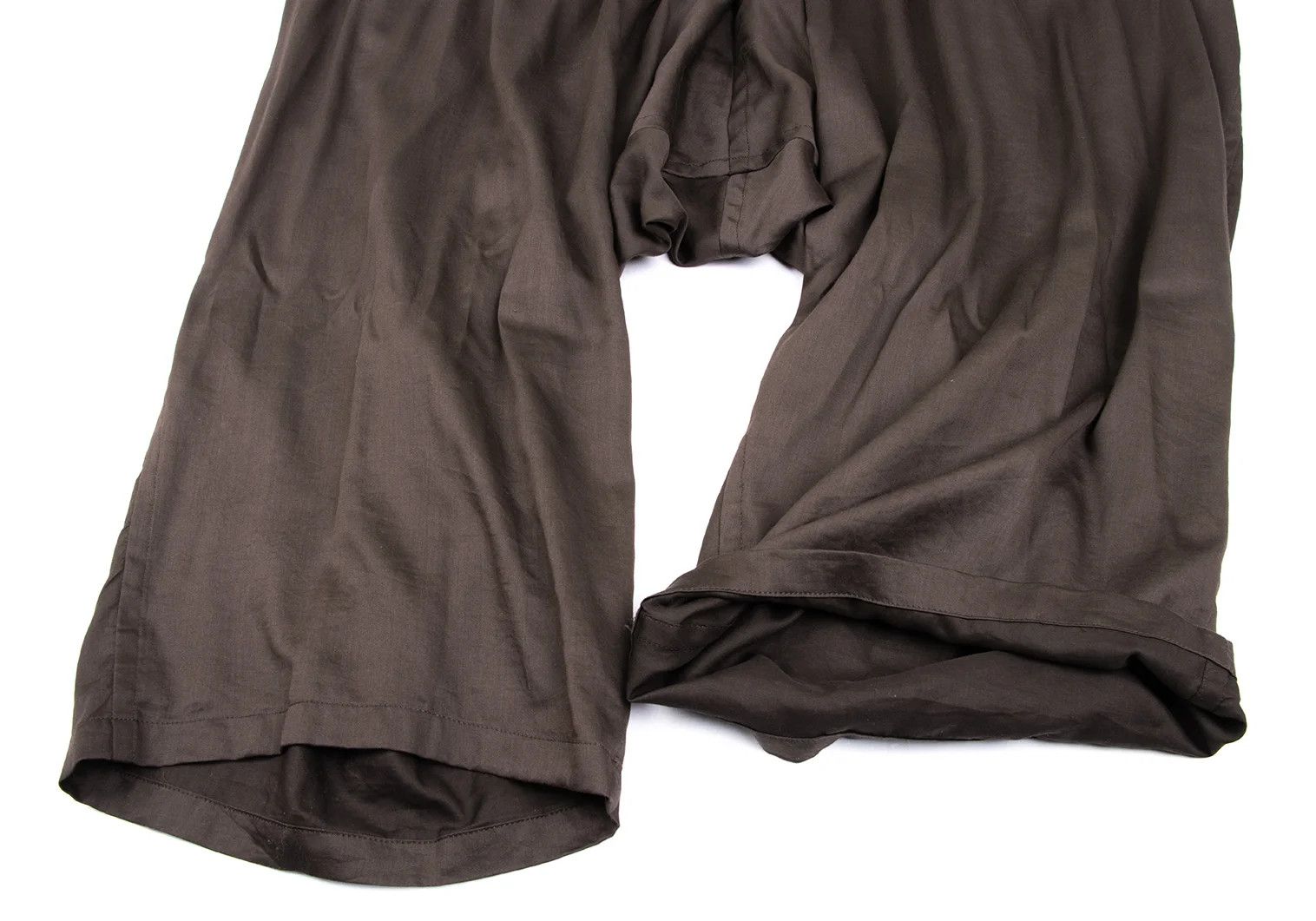 Yohji Yamamoto Yohji Yamamoto Cotton Lyocell Sarouel Utility Mocha Size US 30 / EU 46 - 10 Thumbnail