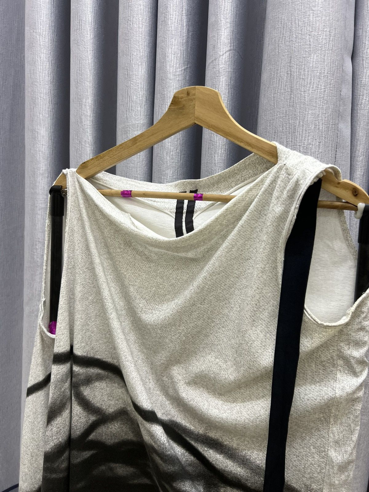 Rick Owens Drkshdw RICK OWEN DRKSHDW TOP ABSTRACT BLACK WHITE Size US L / EU 52-54 / 3 - 4 Thumbnail