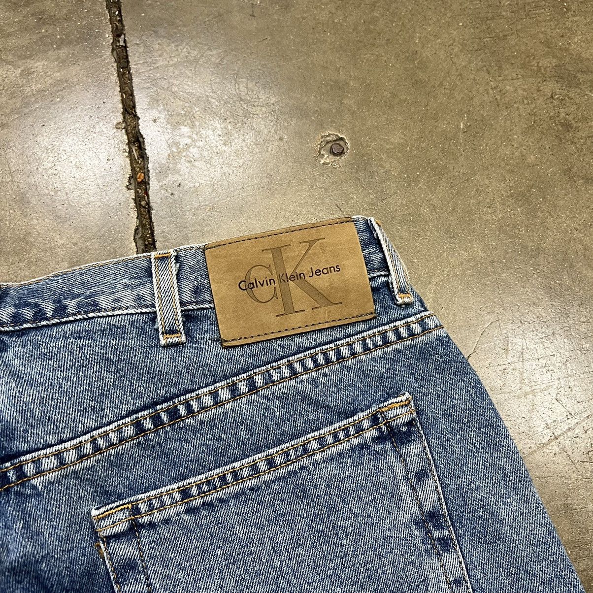 Calvin Klein × Vintage Vintage Y2K Calvin Klein Baggy Denim Shorts Jorts Jeans Size US 36 / EU 52 - 2 Thumbnail