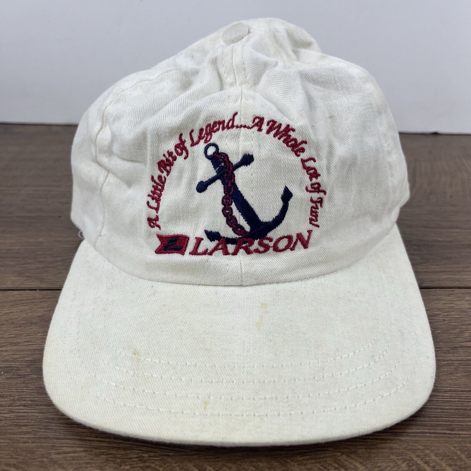 Other Larson Hat Larson Adjustable Hat White Hat Adjustable White Size ONE SIZE - 6 Thumbnail