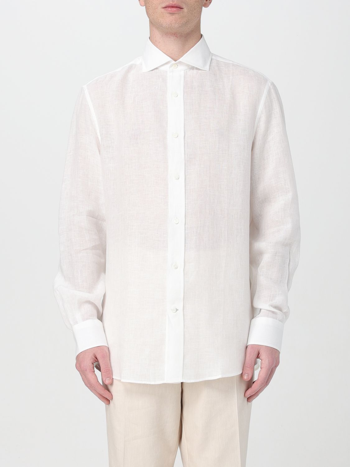 image of Brunello Cucinelli Shirt Men White (Size Large)