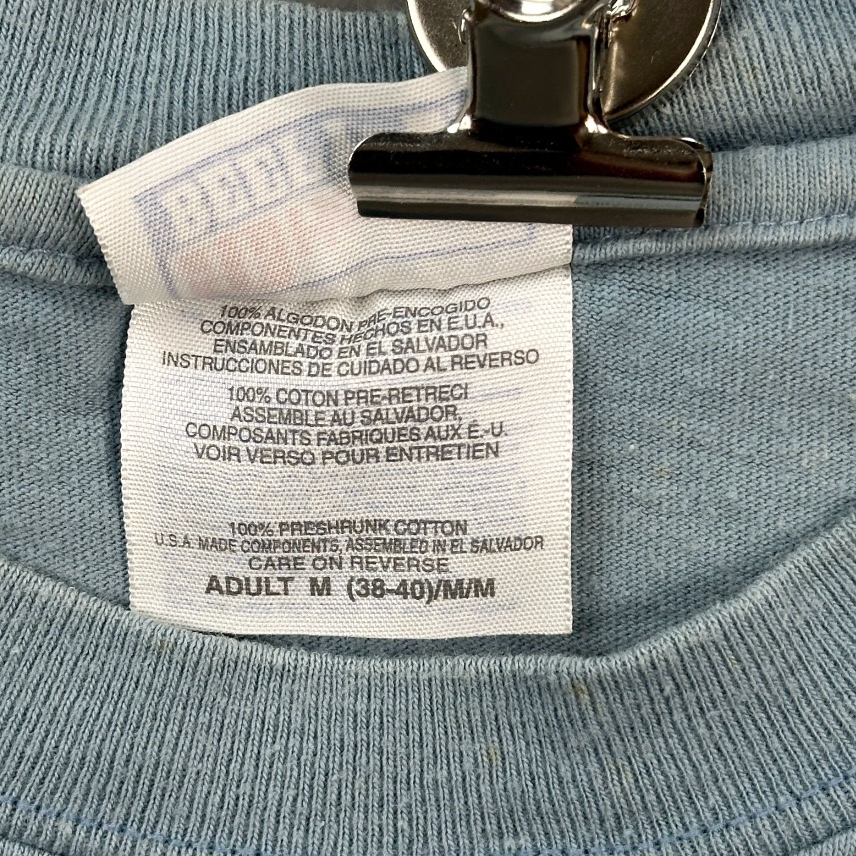 Hanes Vintage Hanes Beefy-T Shirt Mens M Blue Cotton Embroidered Pepsi Cola Birthplace Y2K Retro 90s USA Shirt Size US M / EU 48-50 / 2 - 4 Thumbnail