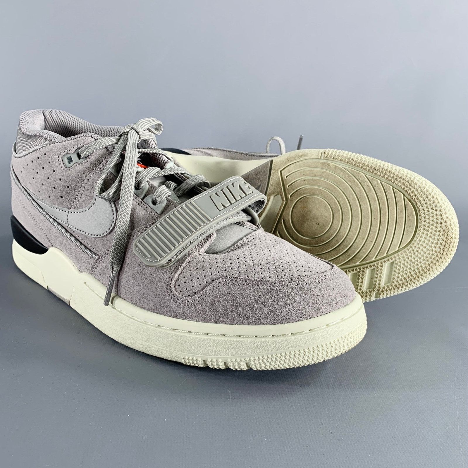 Nike NIKE Size 12 Alpha Force 88 Grey Suede Rubber Sole Sneakers Size US 12 / EU 45 - 6 Thumbnail