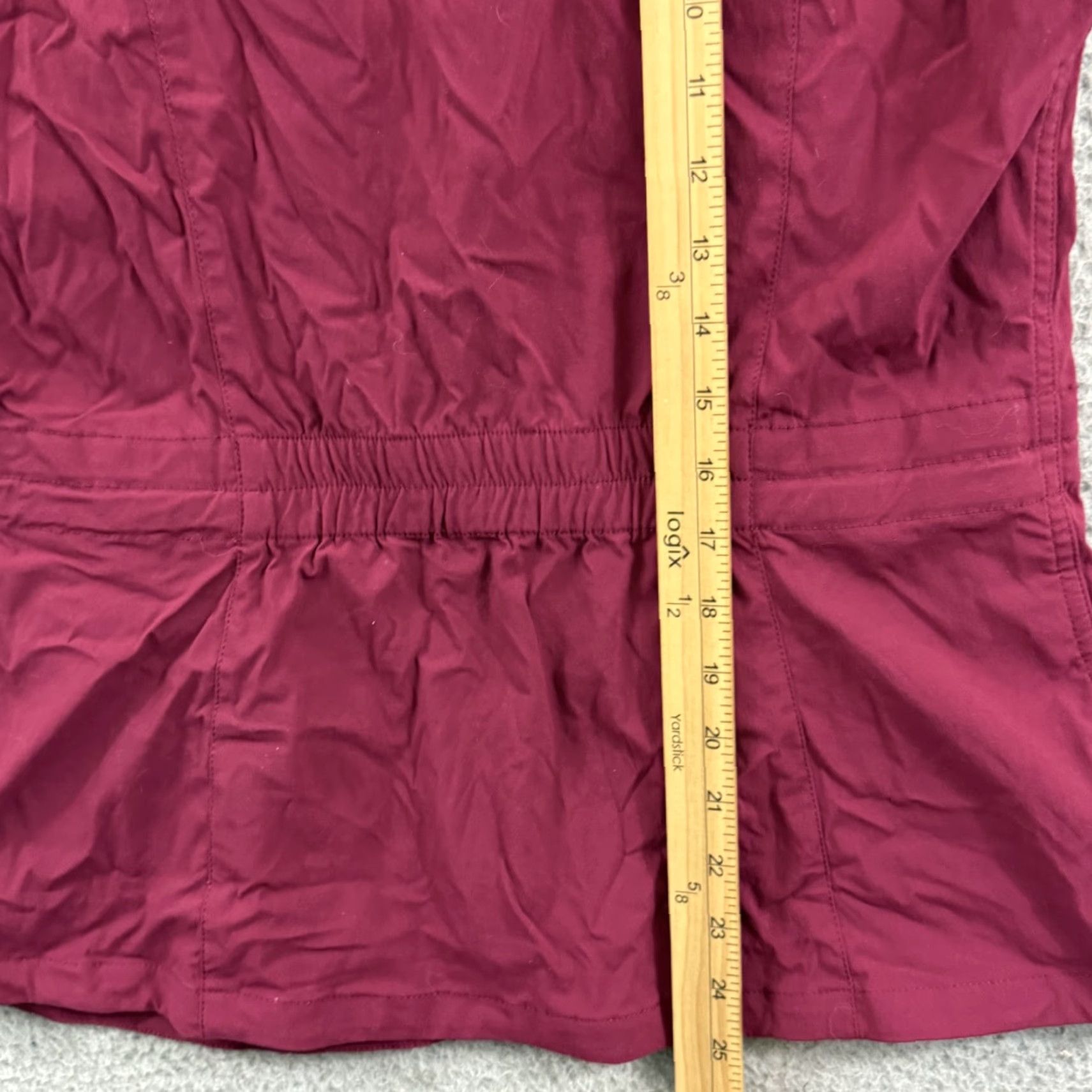 Eddie Bauer VINTAGE? NO — Eddie Bauer Travex Vest Womens Medium Plum Travel Utility Outdoor Zip Pockets Size M / US 6-8 / IT 42-44 - 8 Thumbnail
